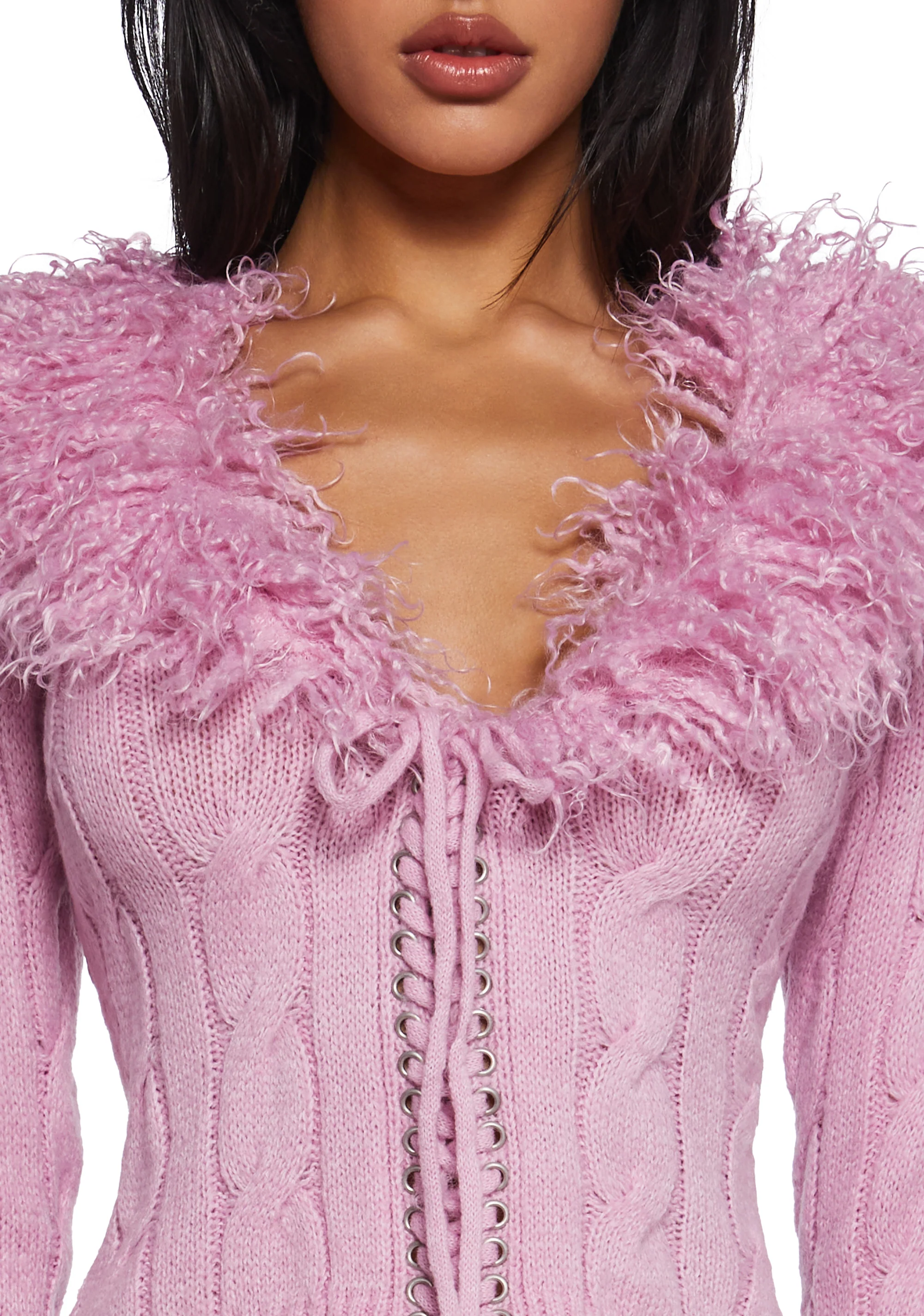Covet Cable Knit Cardigan - Image 5