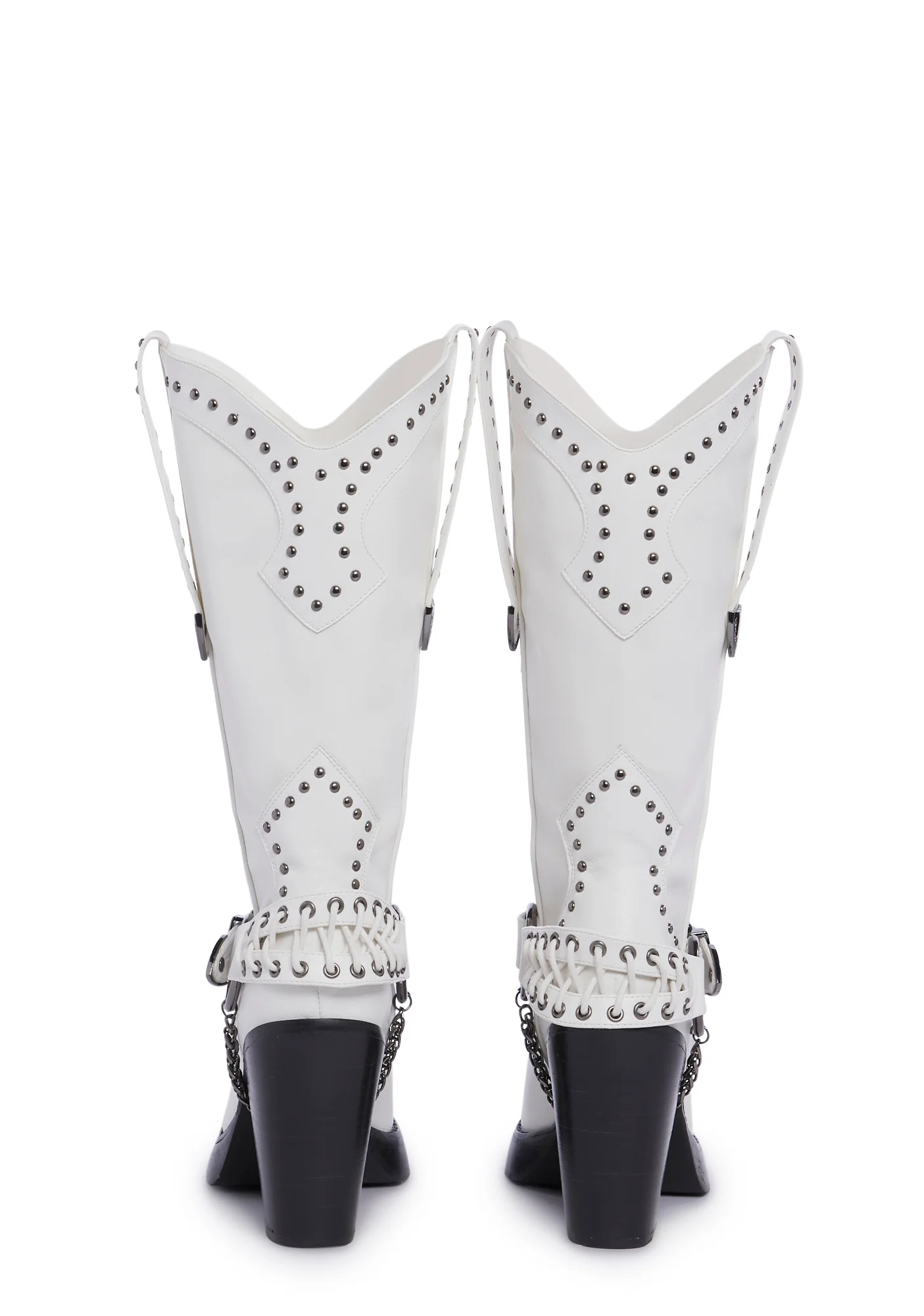 Pace Of Nature Cowboy Boots - White - Image 4
