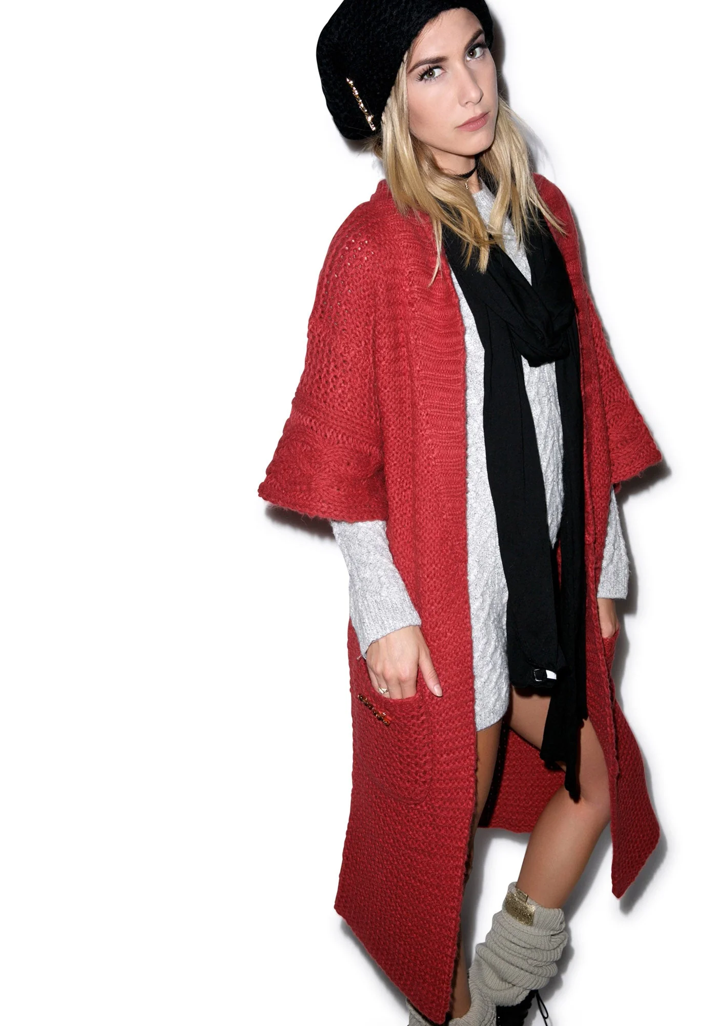Cozy Cardigan - Dark Blue - Image 15