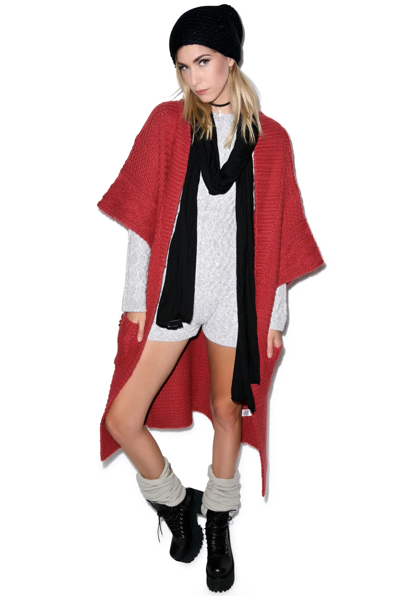 Cozy Cardigan - Light Brown - Image 11