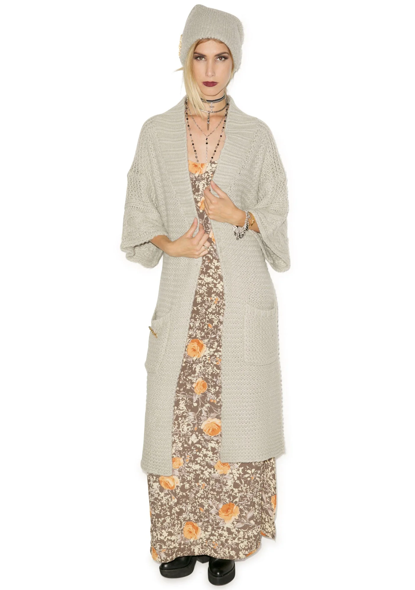 Cozy Cardigan - Light Brown - Image 7