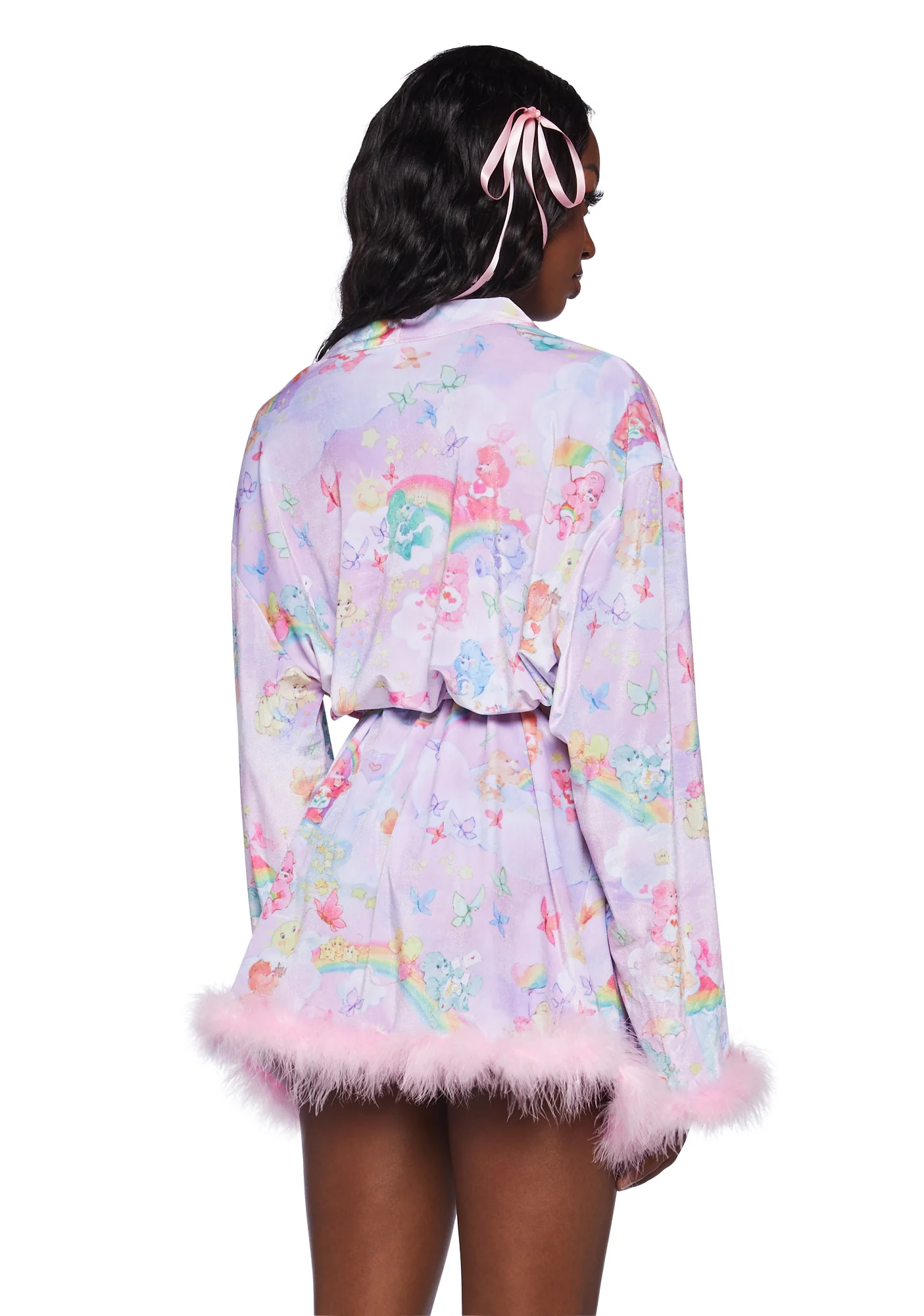 Cozy Heart Velour Robe - Image 4