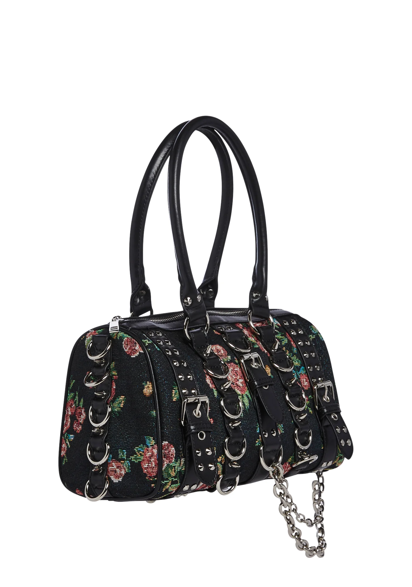 Crash & Burn Buckle Mini Bag-Floral - Image 3