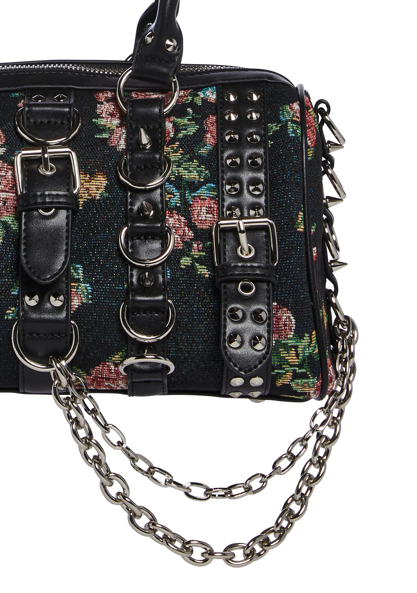 Crash & Burn Buckle Mini Bag-Floral - Image 6