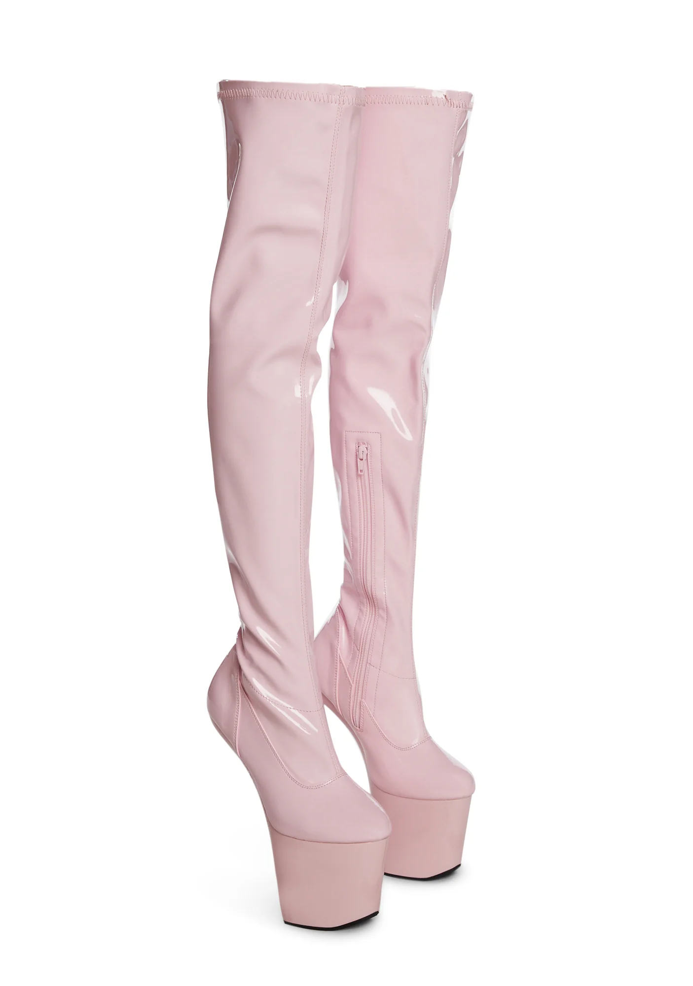 Craze-3000 Thigh High Boots - Pink - Image 3