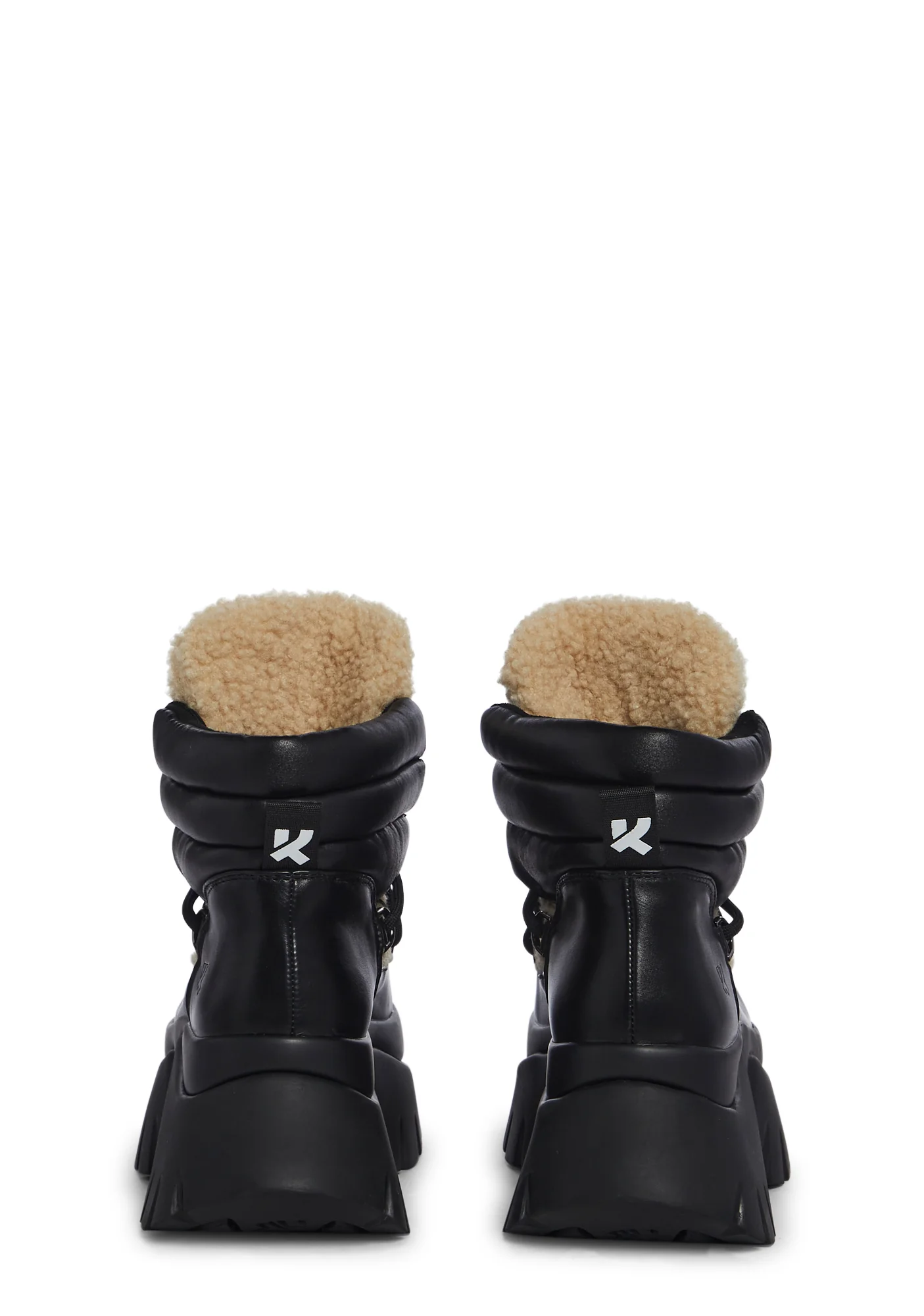 Cream Fluffy Vilun Winter Boots - Image 4