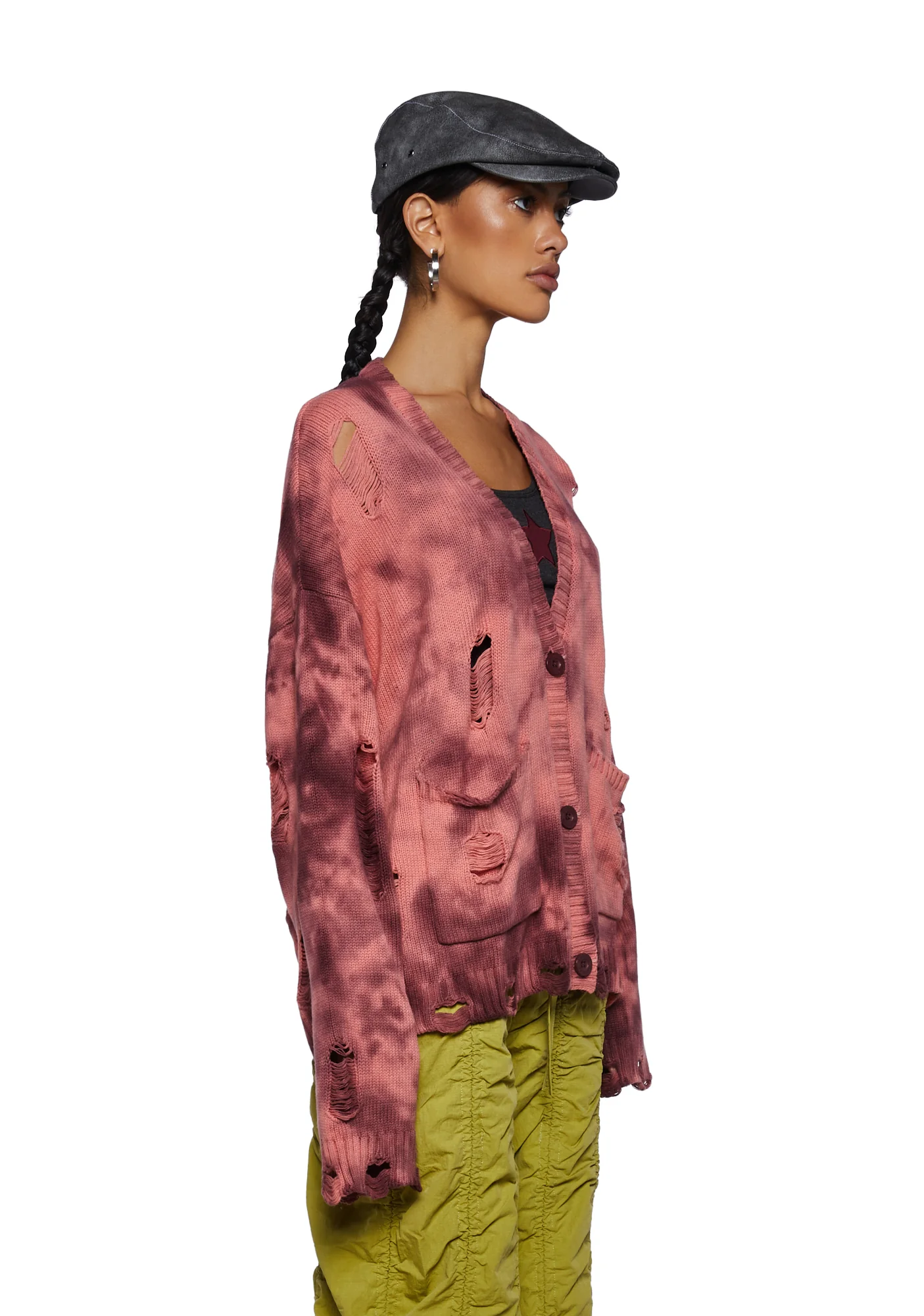 Creature Tie Dye Cardigan - Image 3