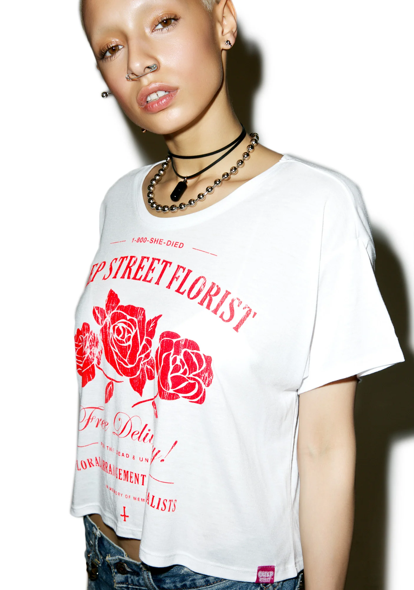 Creepy Florist Boxy Tee - Image 3