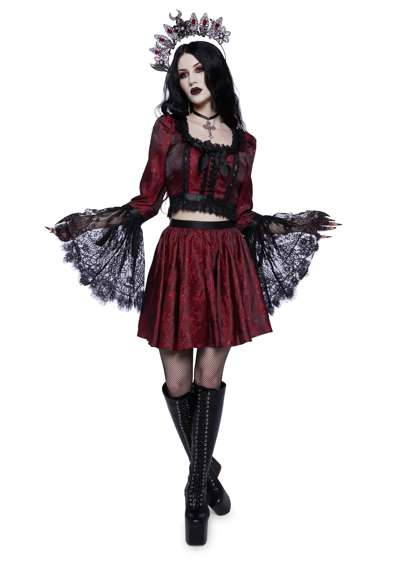 Crimson Legacy Brocade Set - Image 5