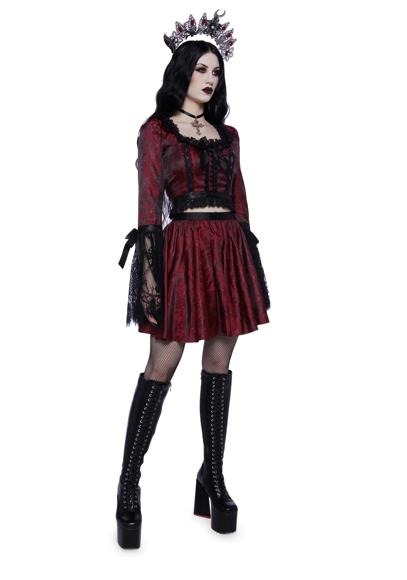 Crimson Legacy Brocade Set - Image 7