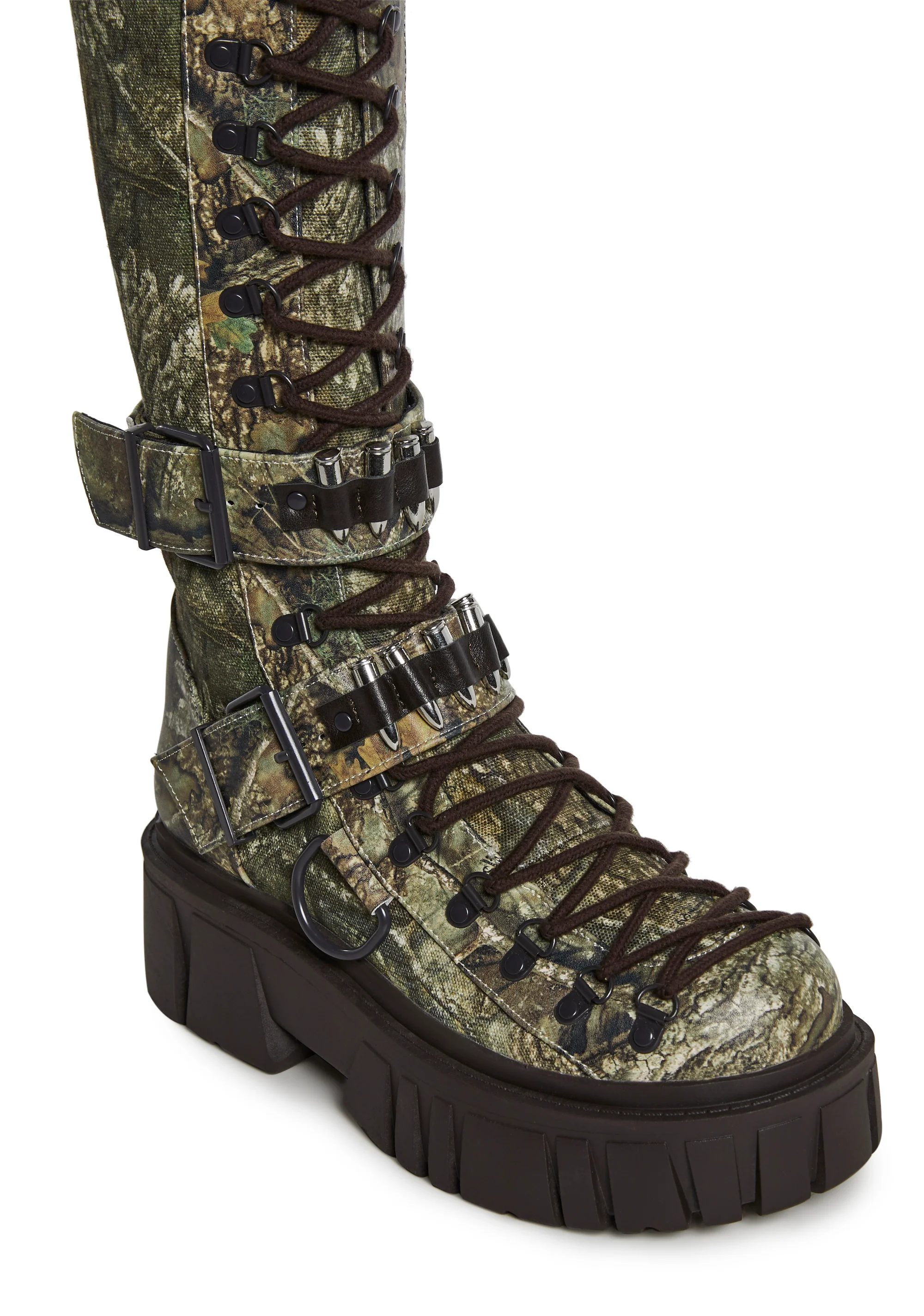 Camo Knee High Boots - Image 2