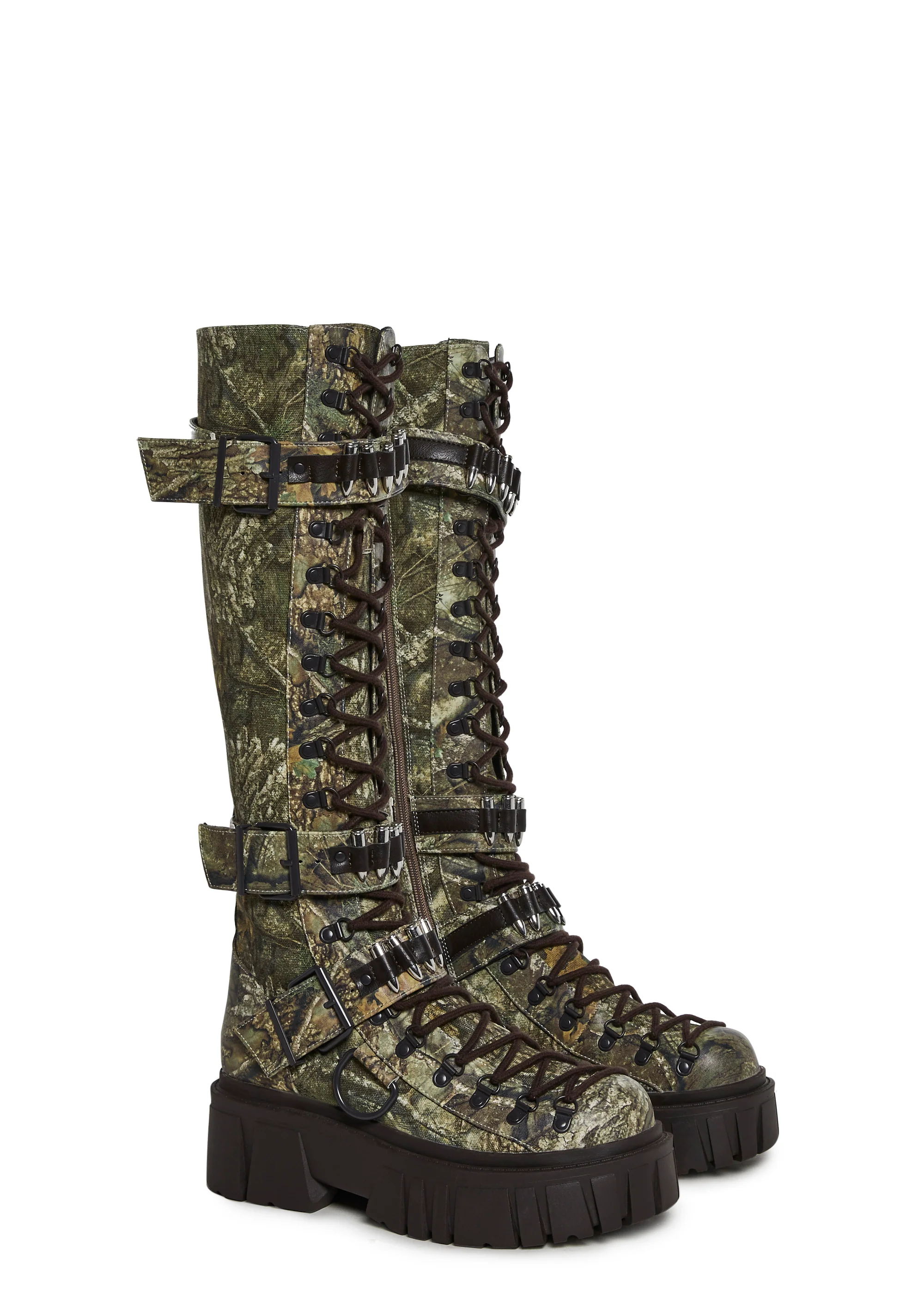 Camo Knee High Boots - Image 3