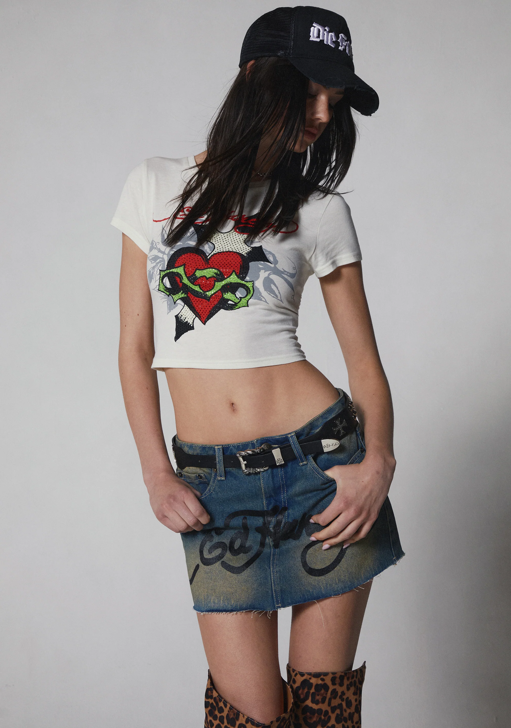 Cross Heart Baby Tee - Image 7