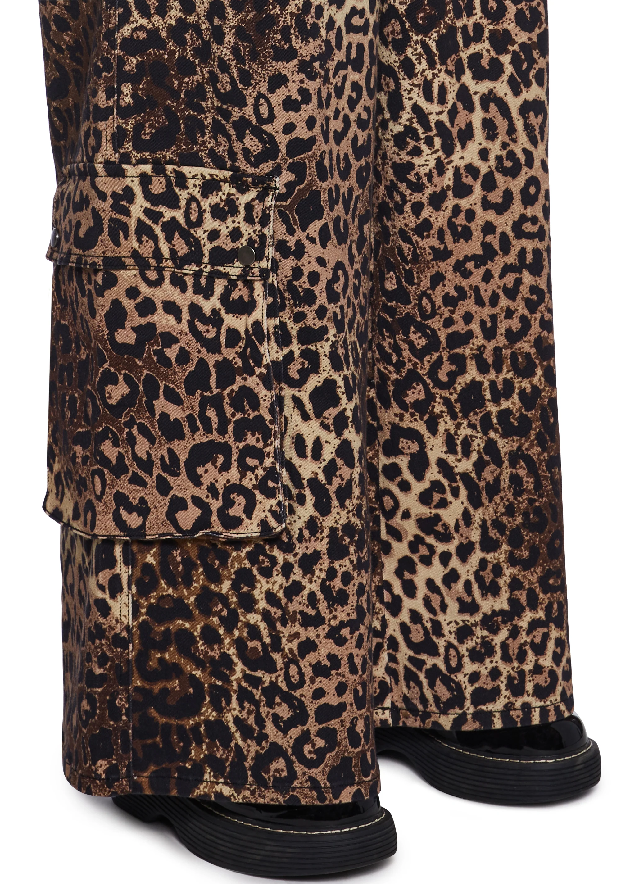 Cross You Out Wide Leg Cargo Pants - Image 10