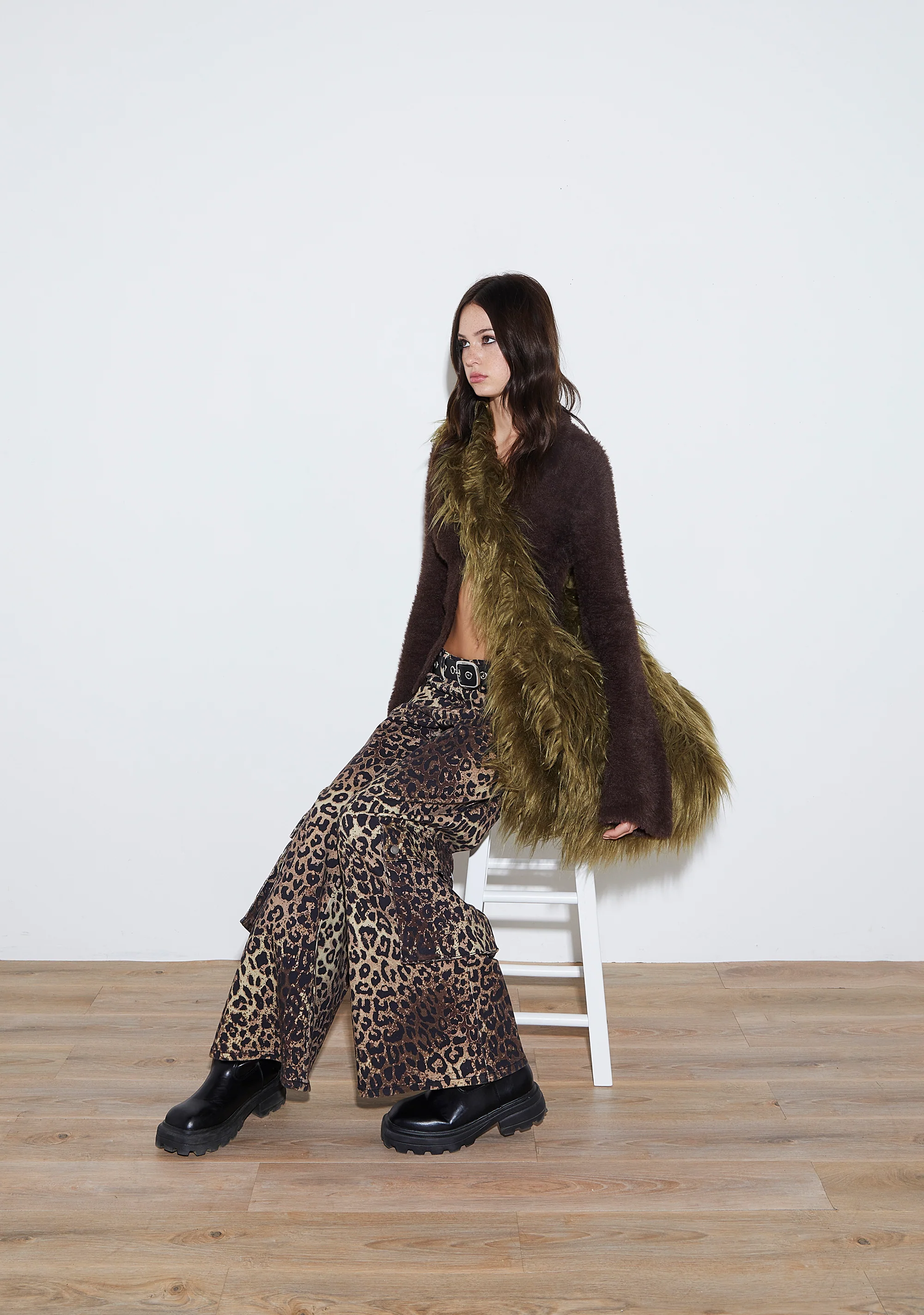 Cross You Out Wide Leg Cargo Pants - Image 12