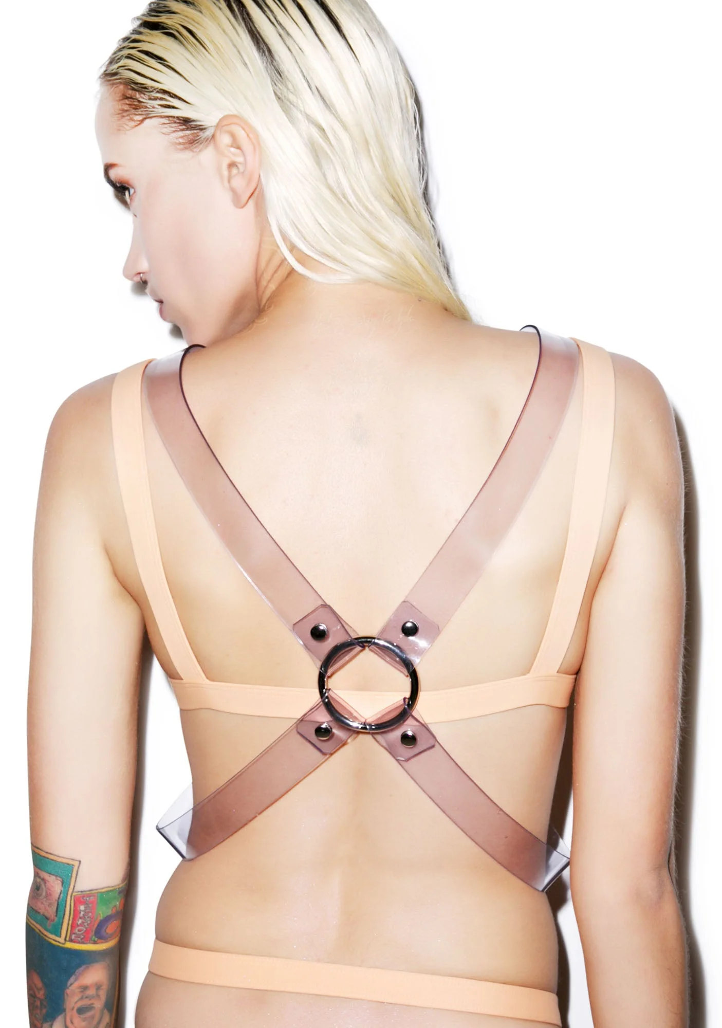 Crossed Out Harness - Black - Image 8