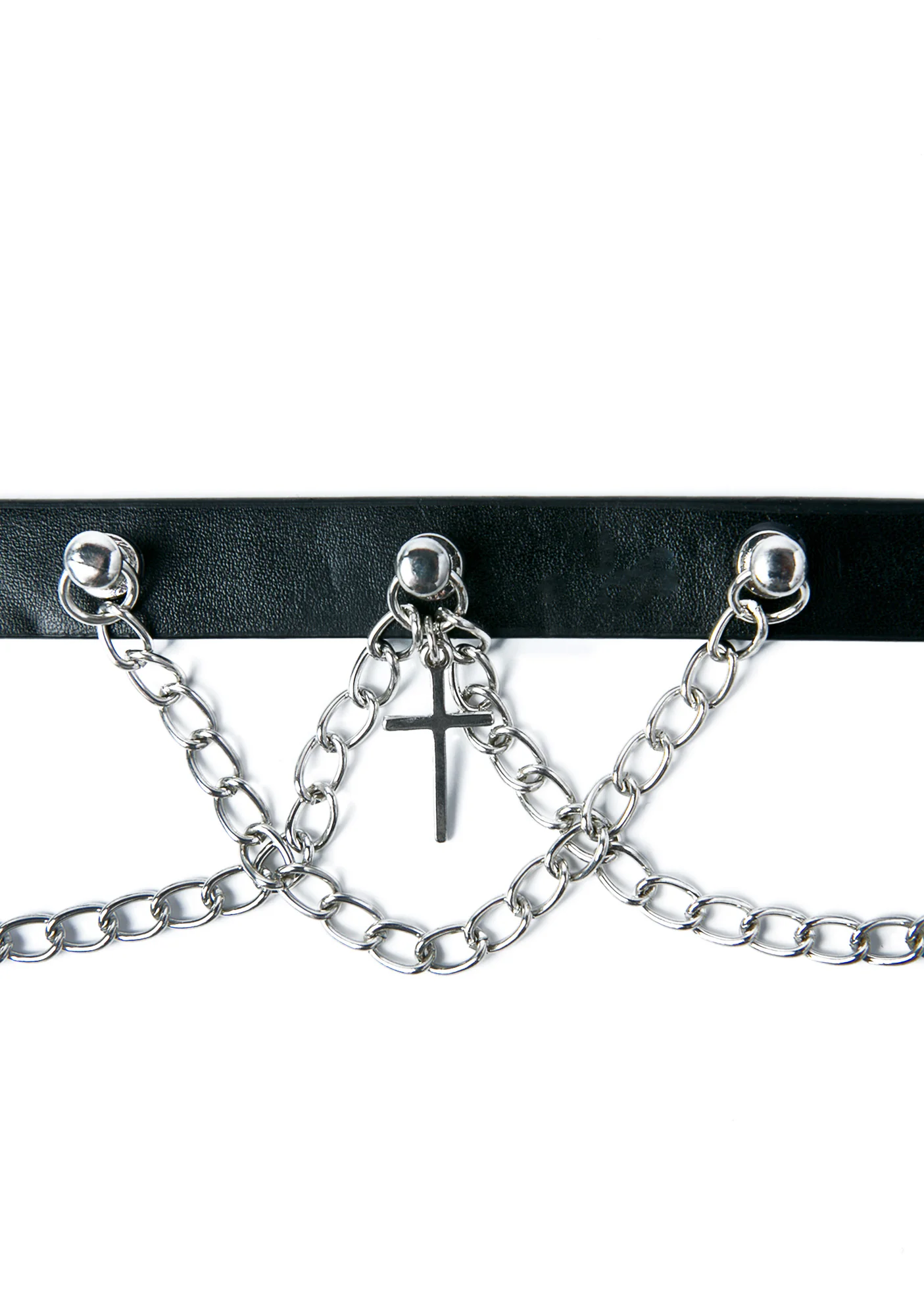 Crosses N Chains Choker - Image 4