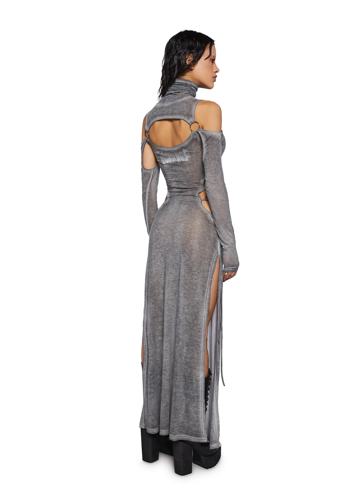 Crossfade Lace Up Maxi Dress - Image 4