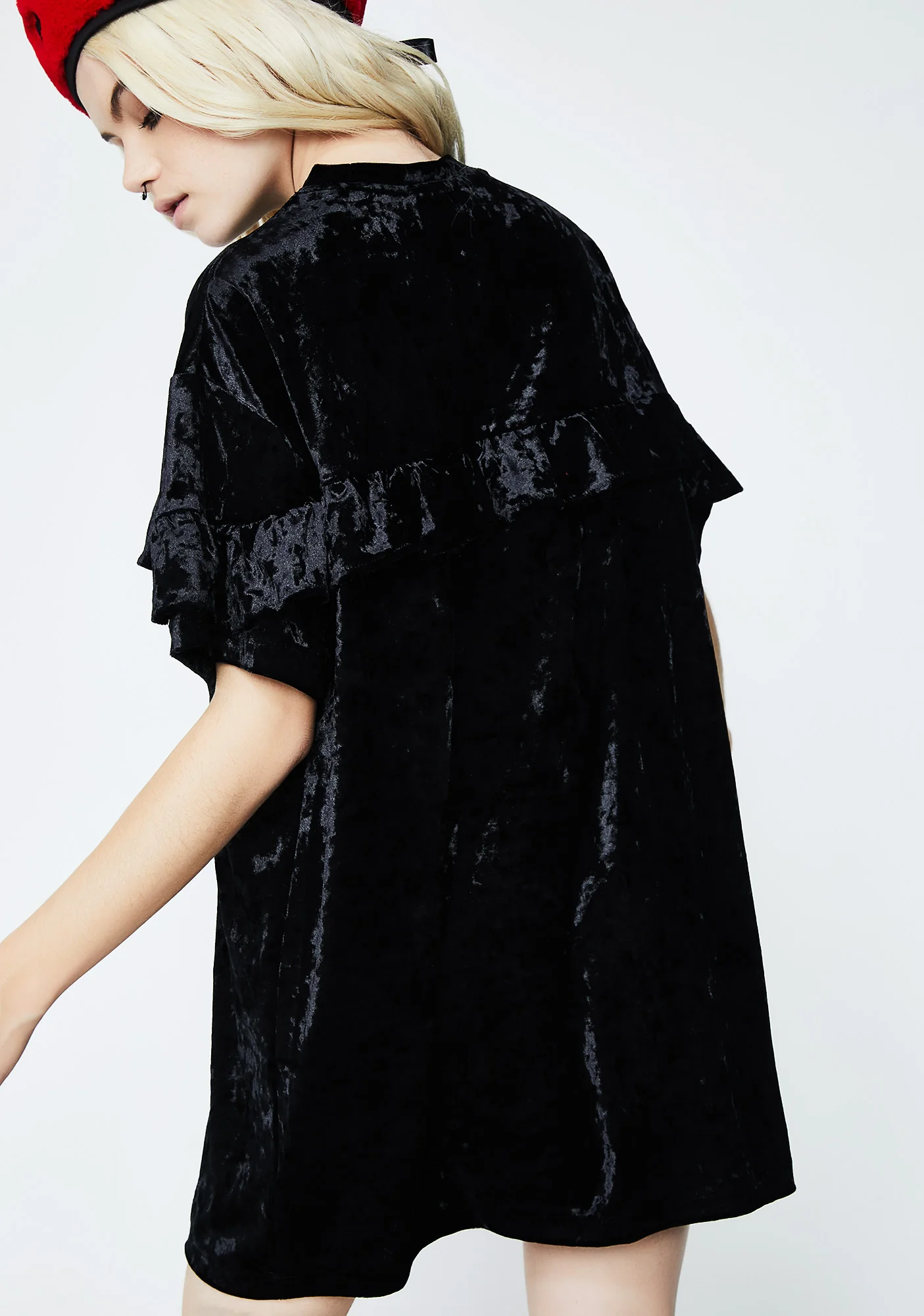 Crushed Heart Frilly Tee - Image 4