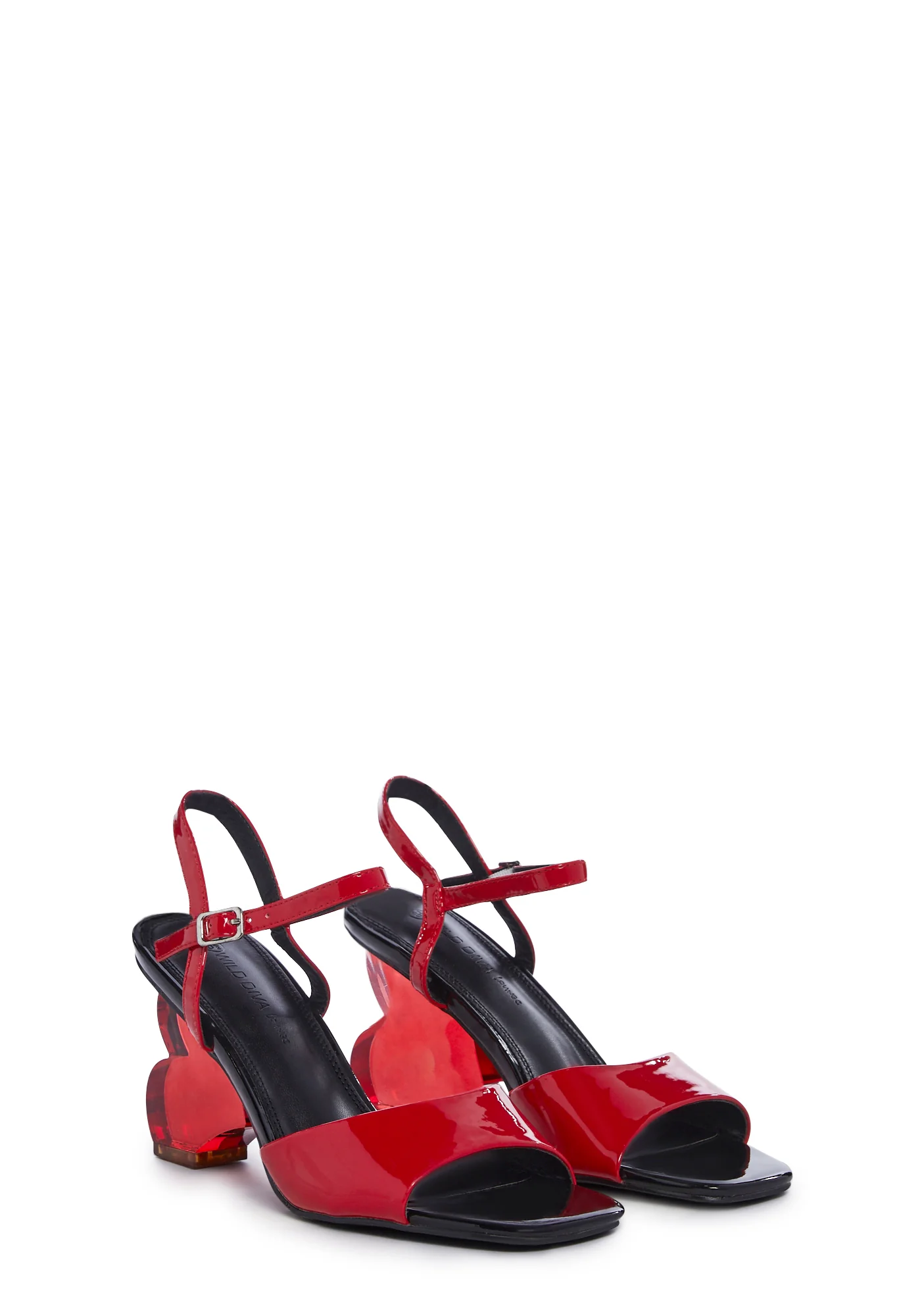 Crushed Romance Heart Heels - Image 3