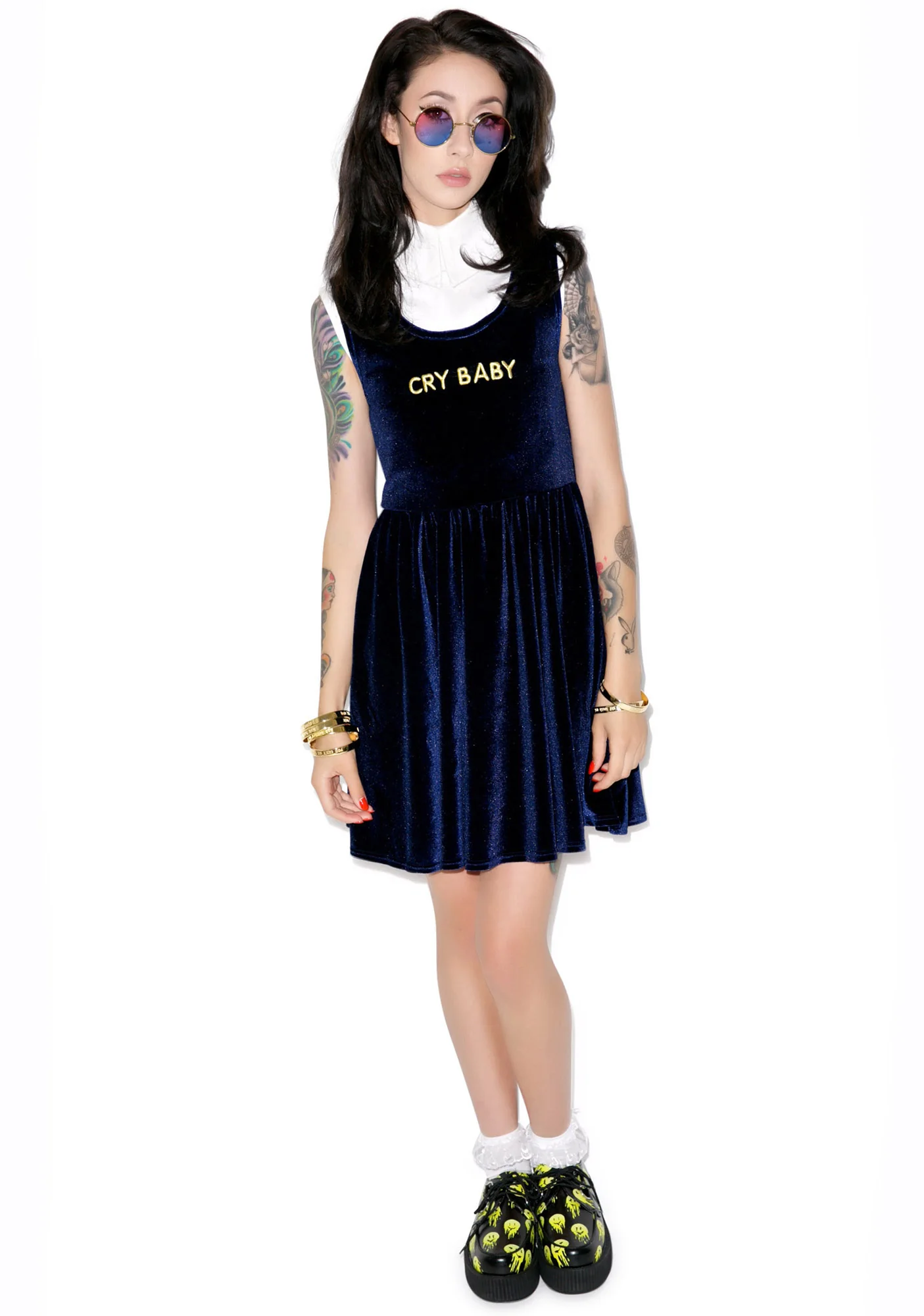 Cry Baby Velvet Dress - Image 2