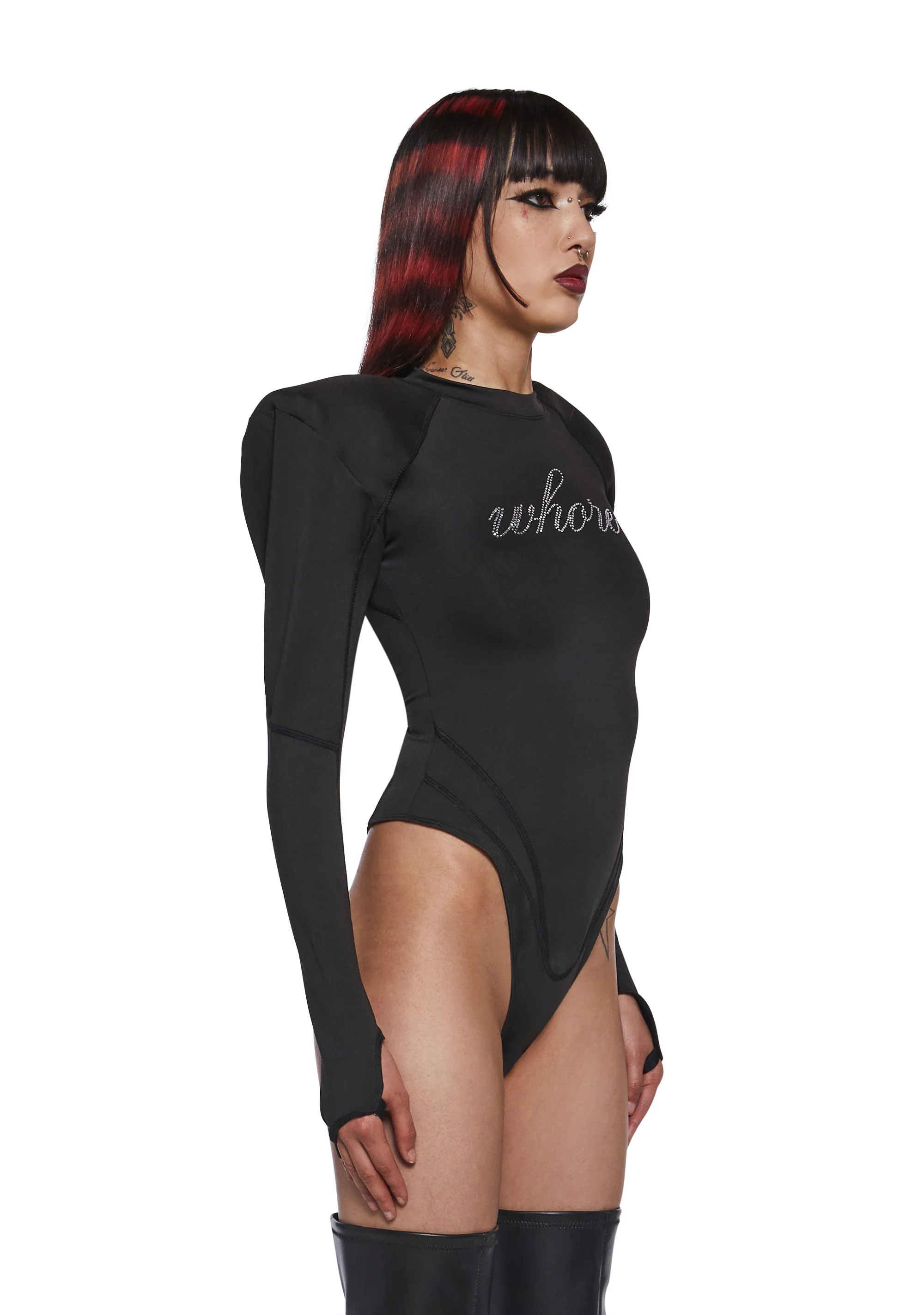 Crystal Whore Bodysuit Flat Panty - Image 2