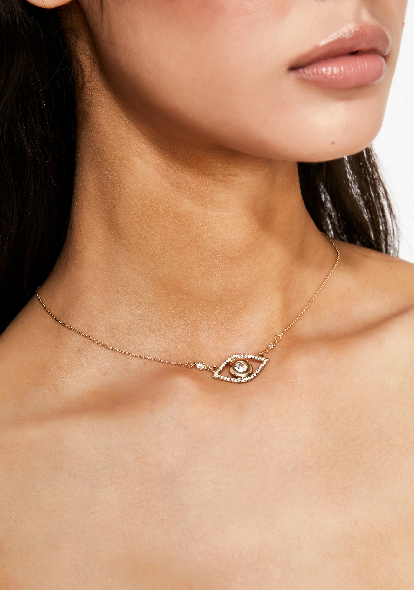 Crystal Future Eye Necklace - Image 2