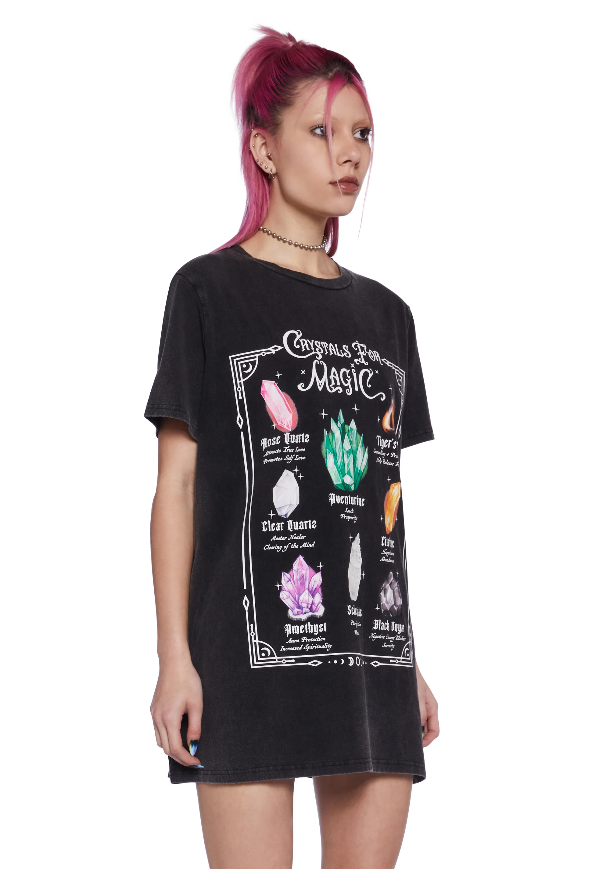Crystal Girl Oversized Tee - Image 3