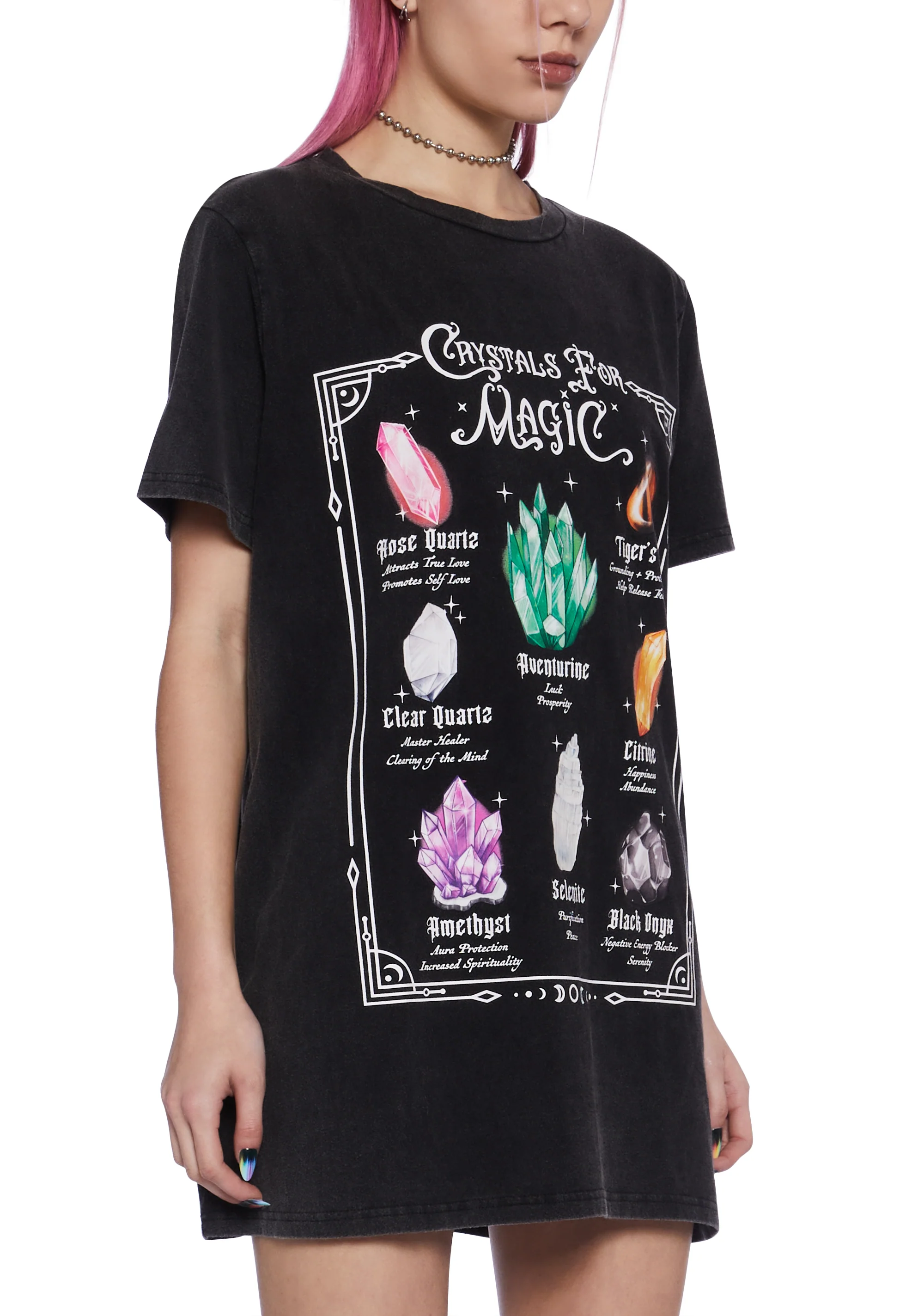 Crystal Girl Oversized Tee - Image 4