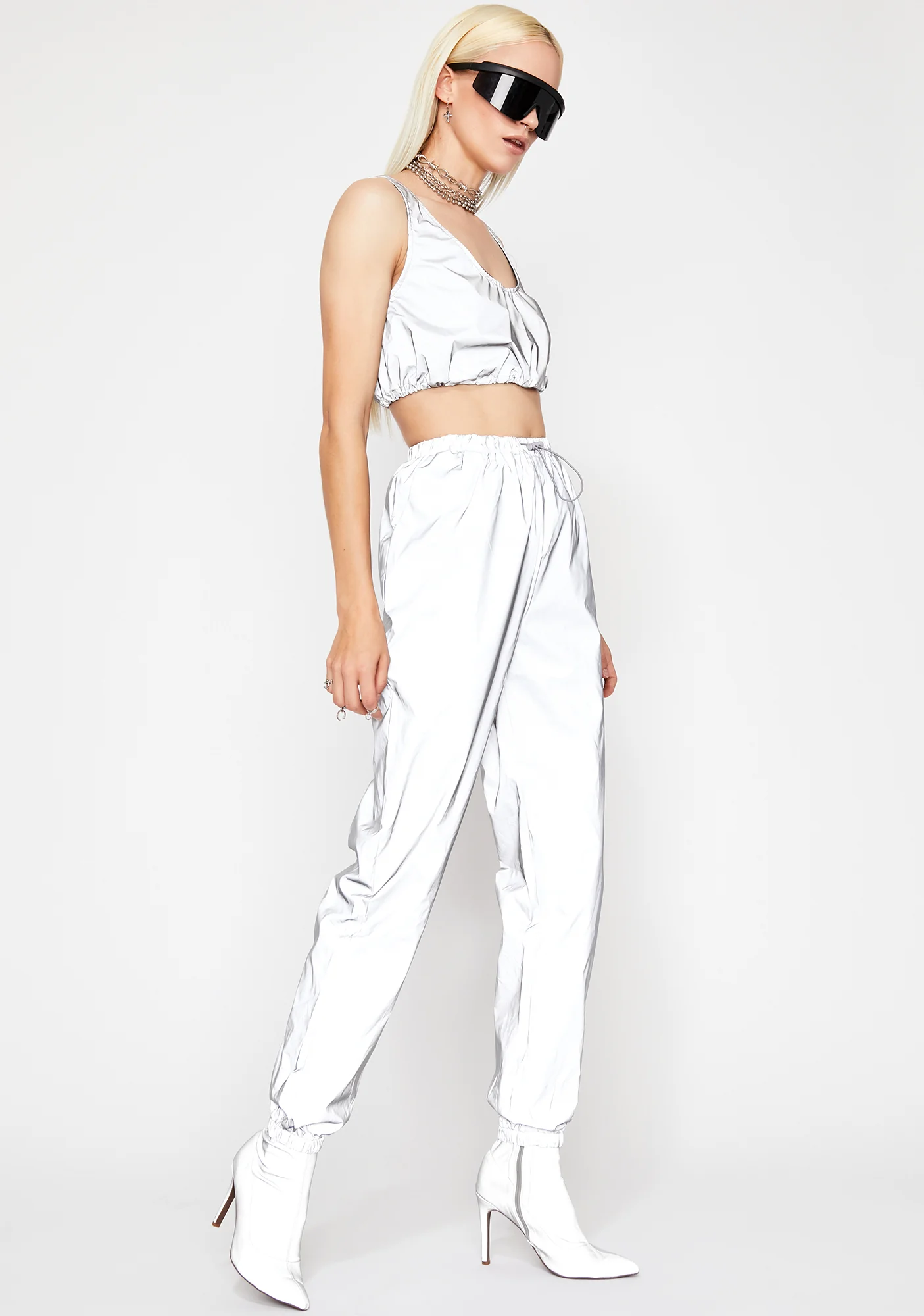 Crystal Moon Stalker Reflective Jogger Pants - Image 2