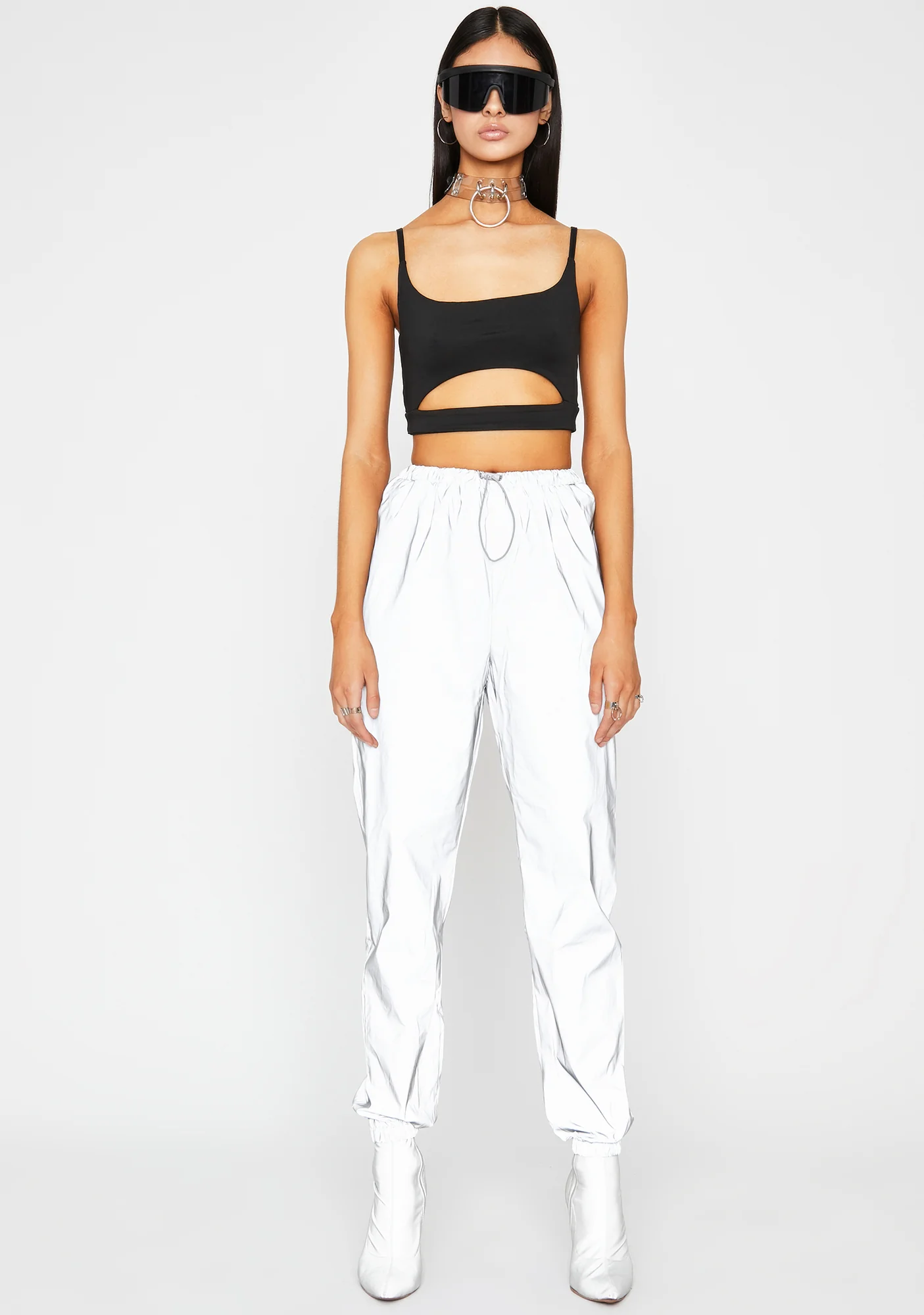 Crystal Moon Stalker Reflective Jogger Pants - Image 7