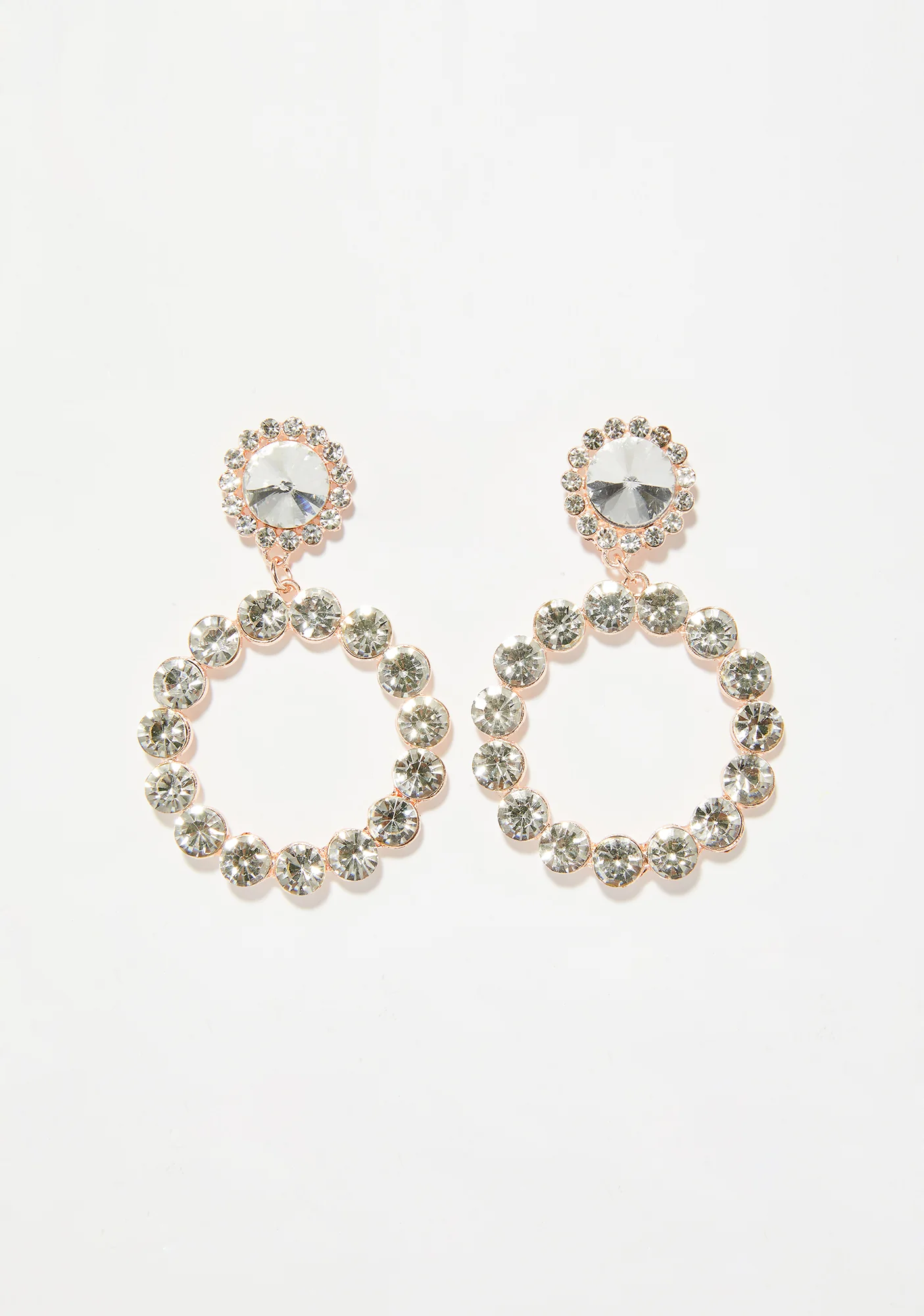 Crystalline Dream Circle Earrings - Image 2
