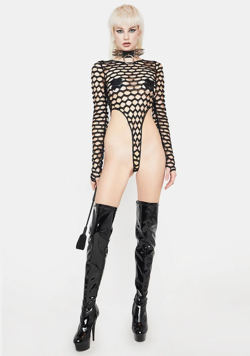 Cult Following Fishnet Bodysuit - Image 3