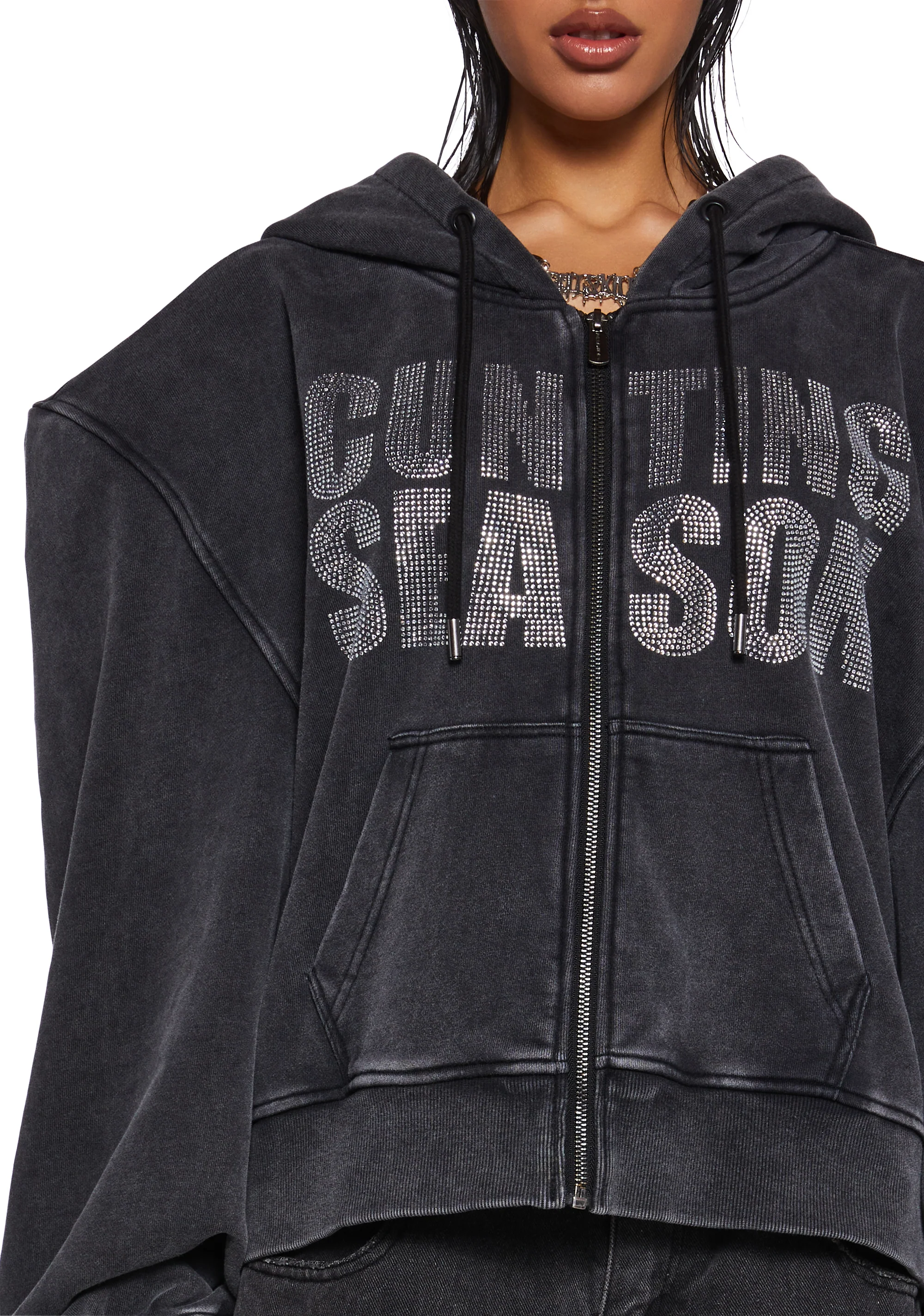 Cunting Season Cropped Hoodie - Image 5