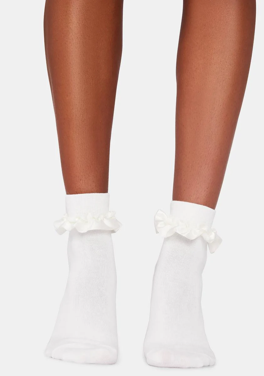 Cupcakes N' Cream Ruffle Ankle Socks - Image 3