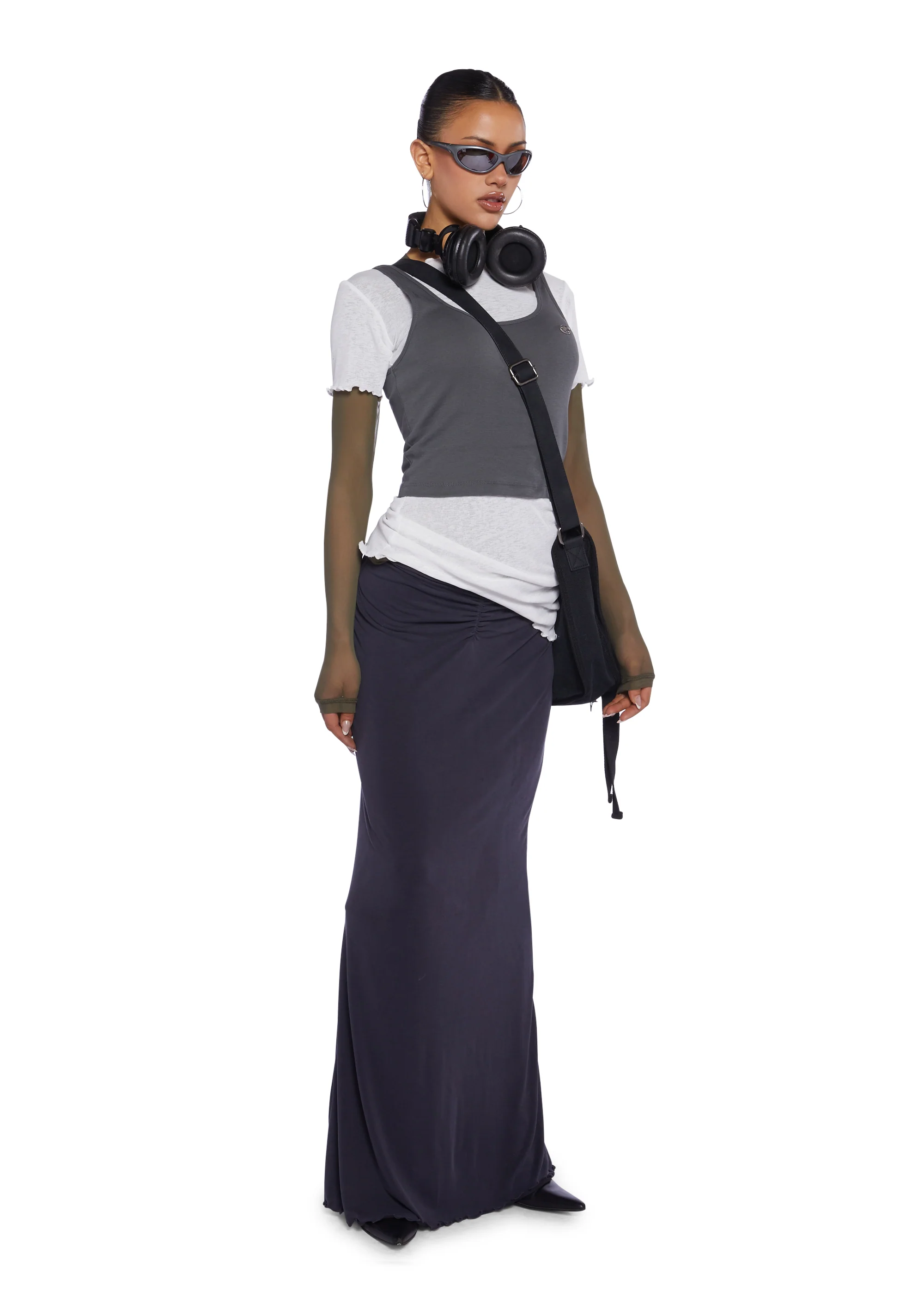 Cupro Maxi Skirt - Image 2