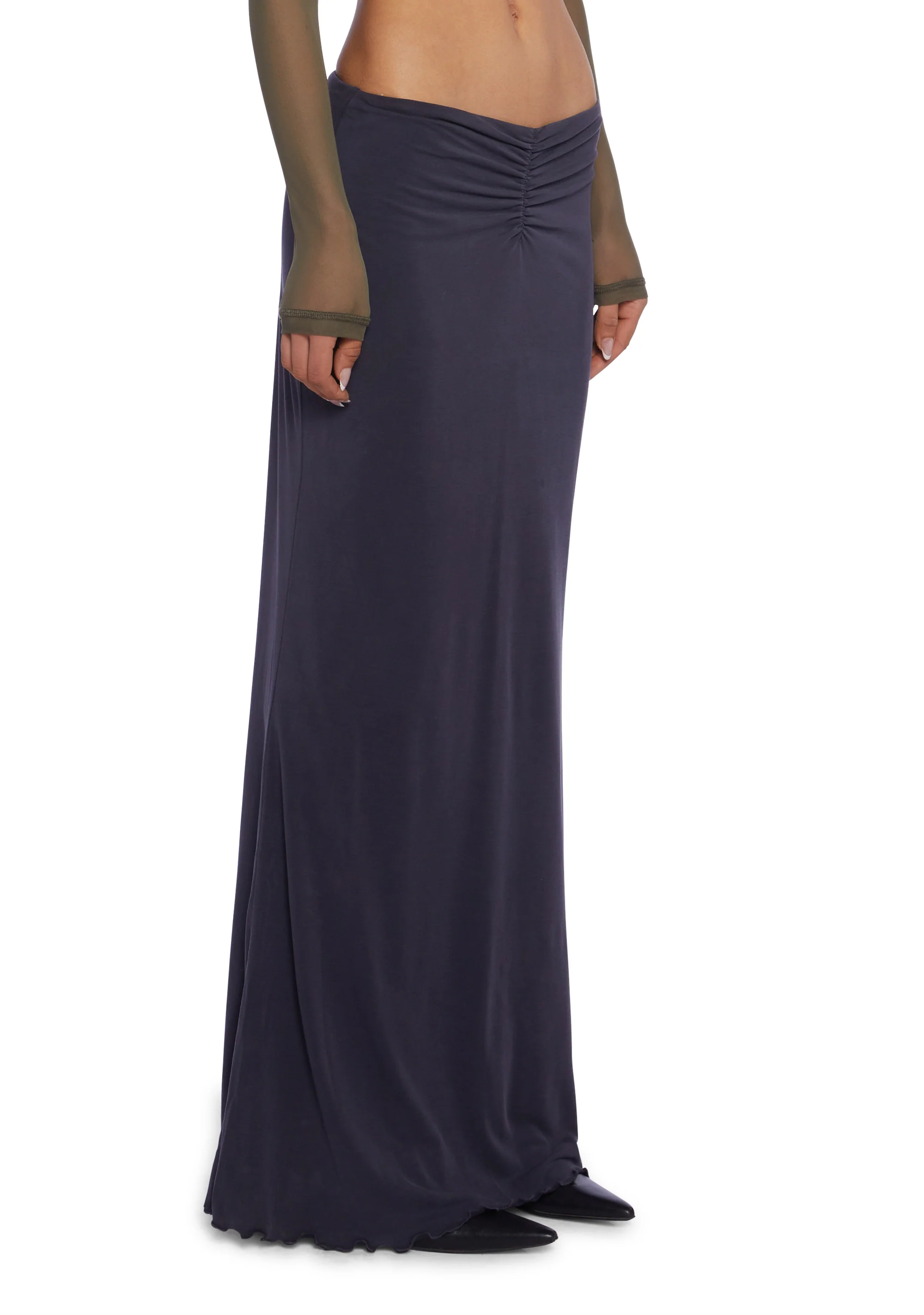 Cupro Maxi Skirt - Image 3