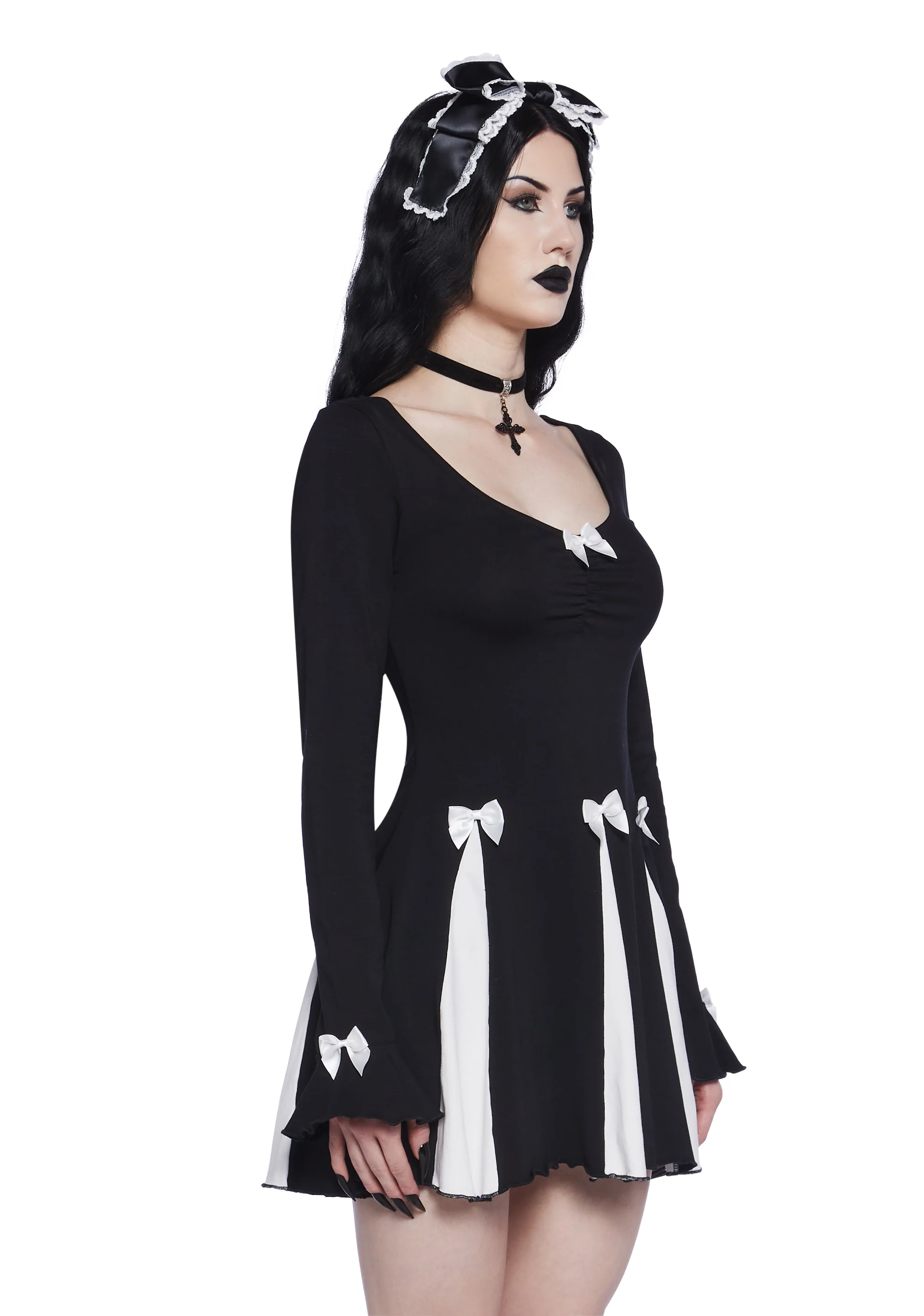 Curious Elegance Mini Dress - Image 3