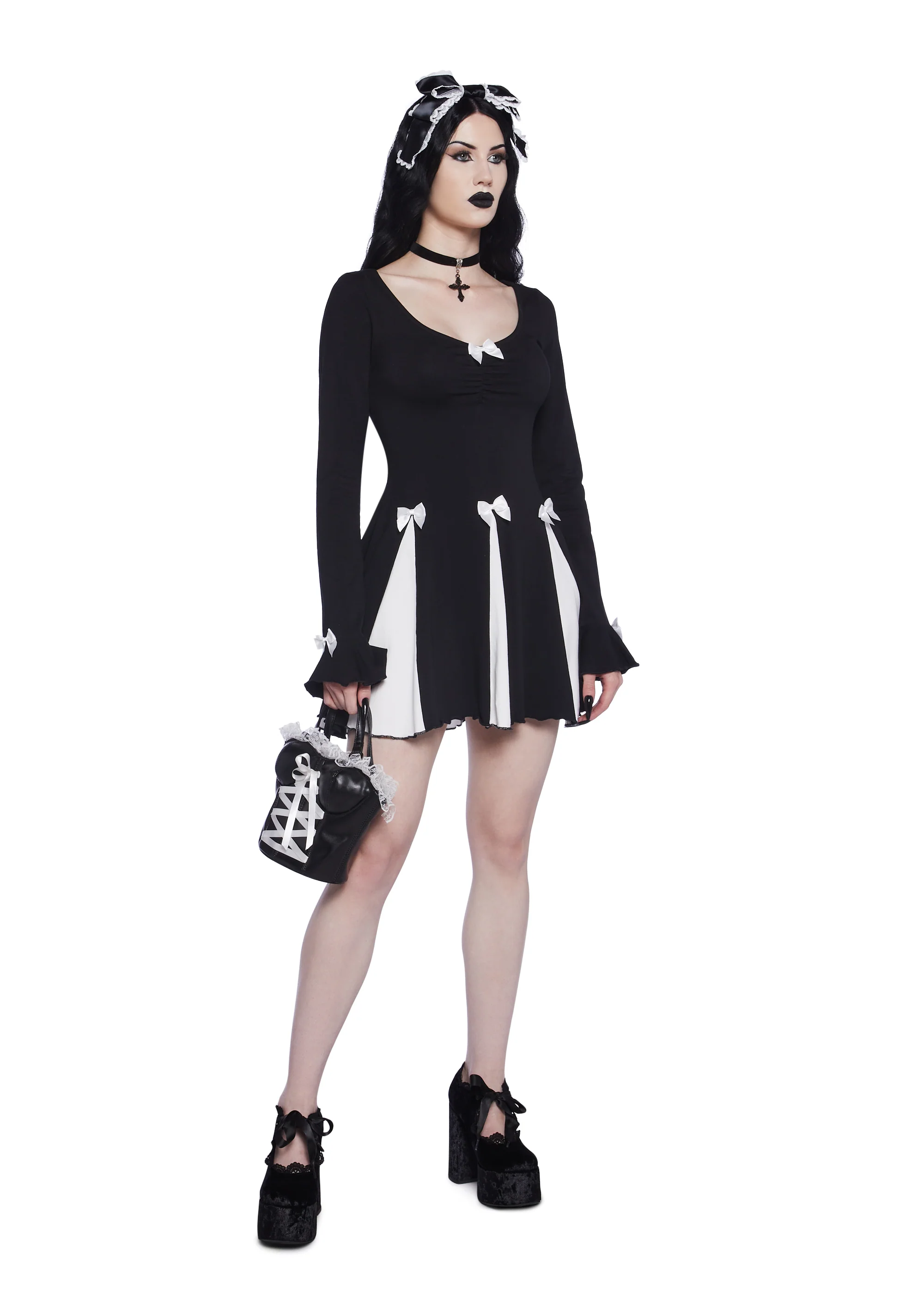 Curious Elegance Mini Dress - Image 4