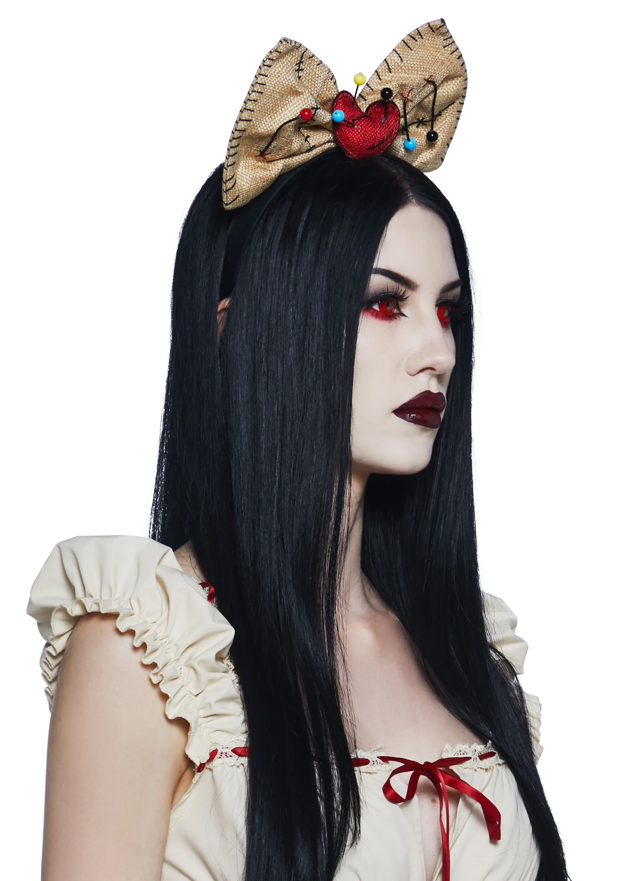 Cursed Heart Bow Headband - Image 2