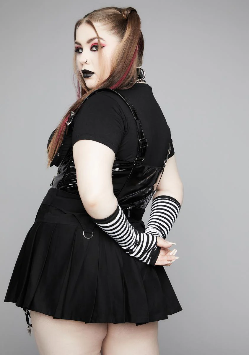 Cursed Meet The Reaper Garter Mini Skirt - Image 4
