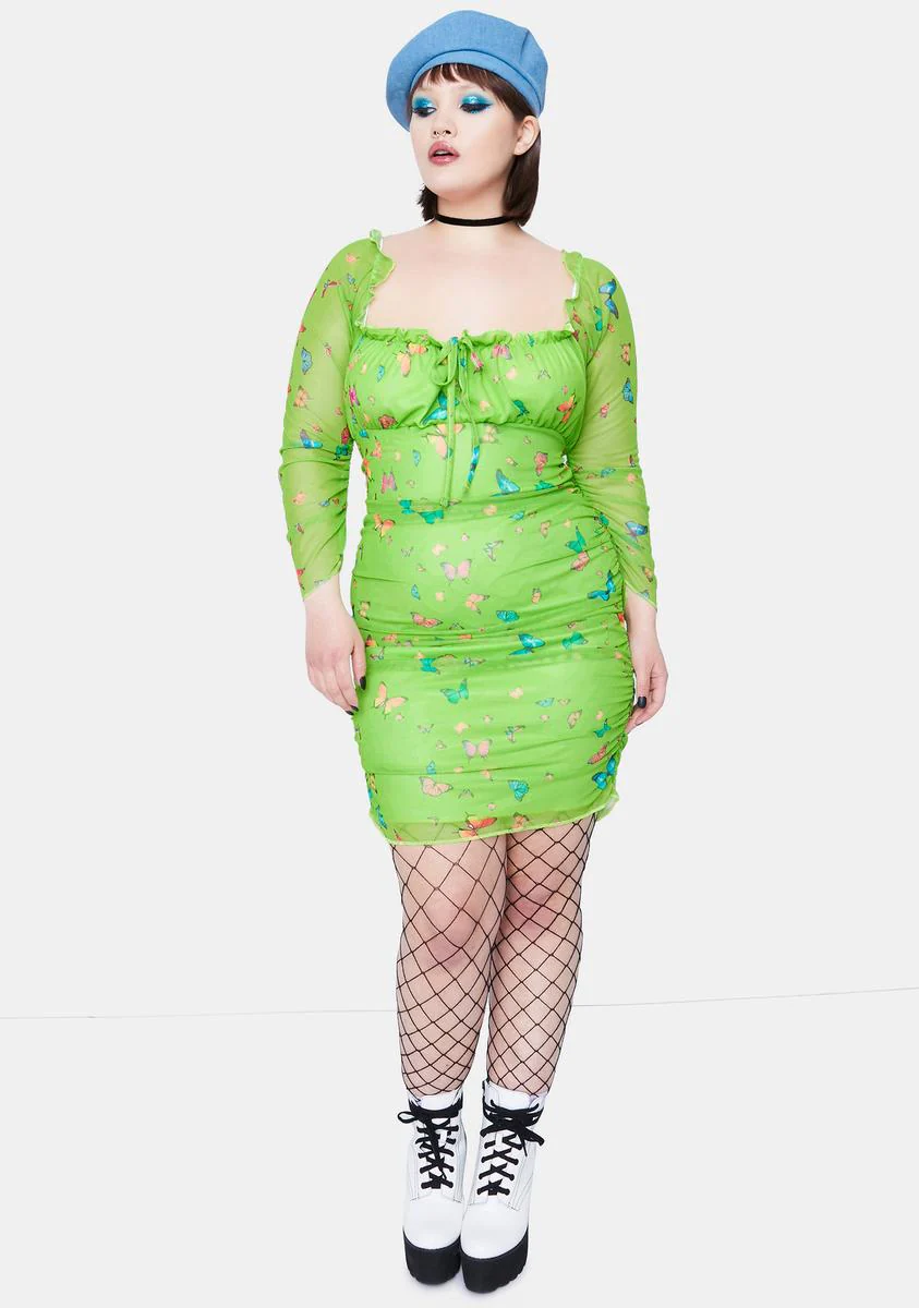 Plus Butterfly Dress - Image 3
