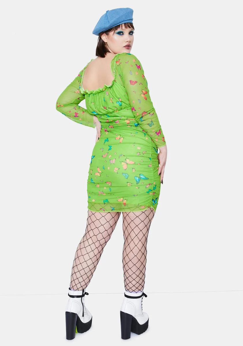 Plus Butterfly Dress - Image 4