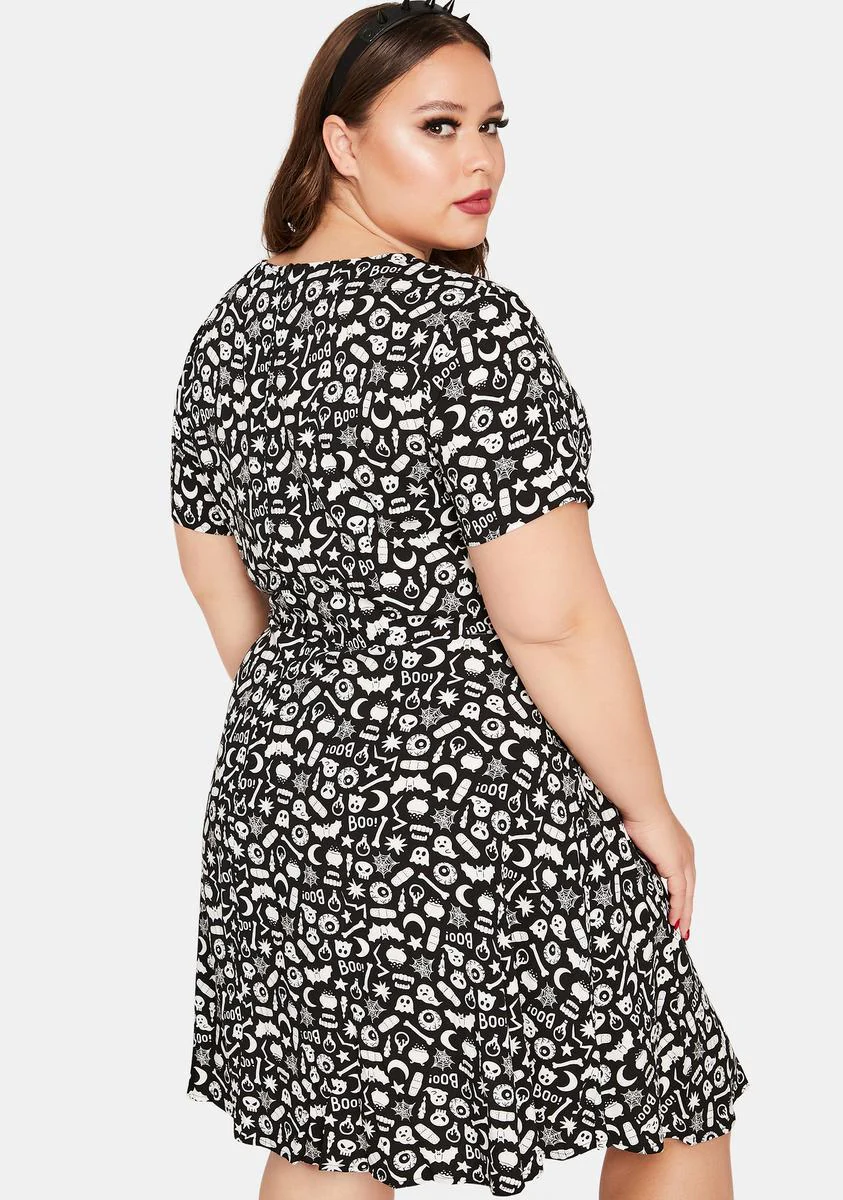 Curve Magic Mix Mini Dress - Image 4