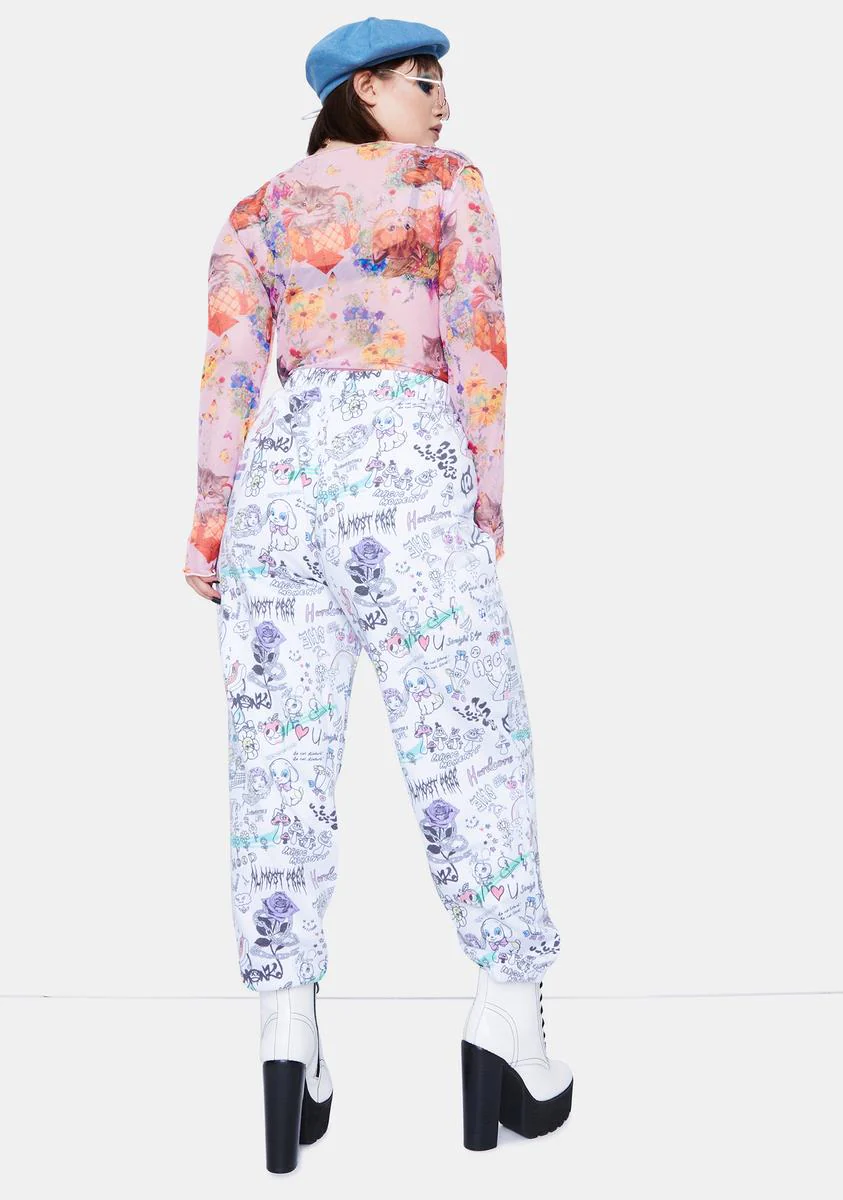 Plus Scribble Joggers - Image 4