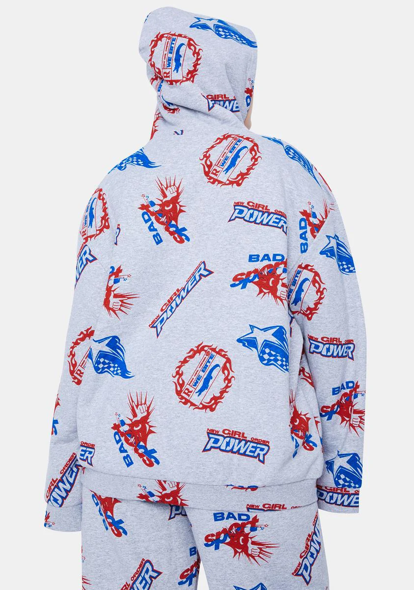 Plus Sport Logo Graphic Hoodie - Image 4