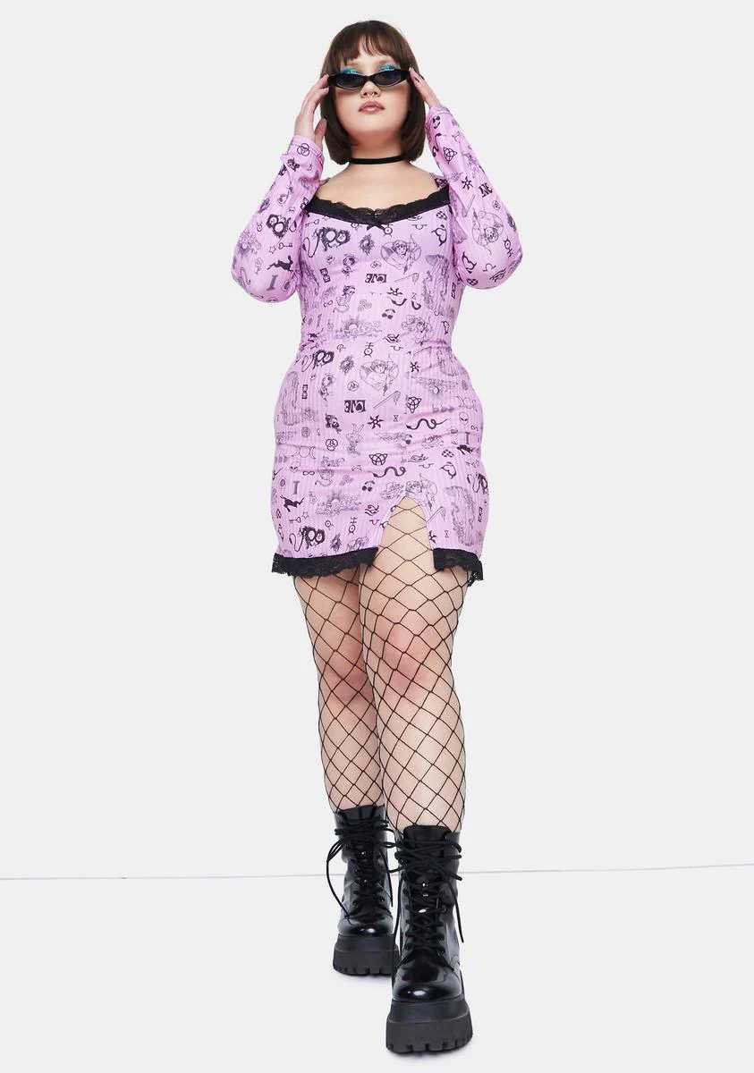 Plus Symbols Dress - Image 3