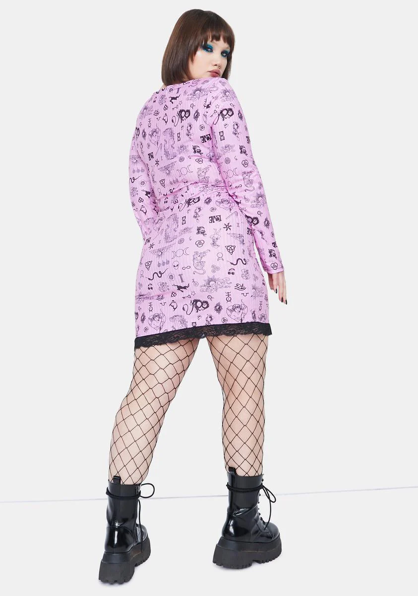 Plus Symbols Dress - Image 4