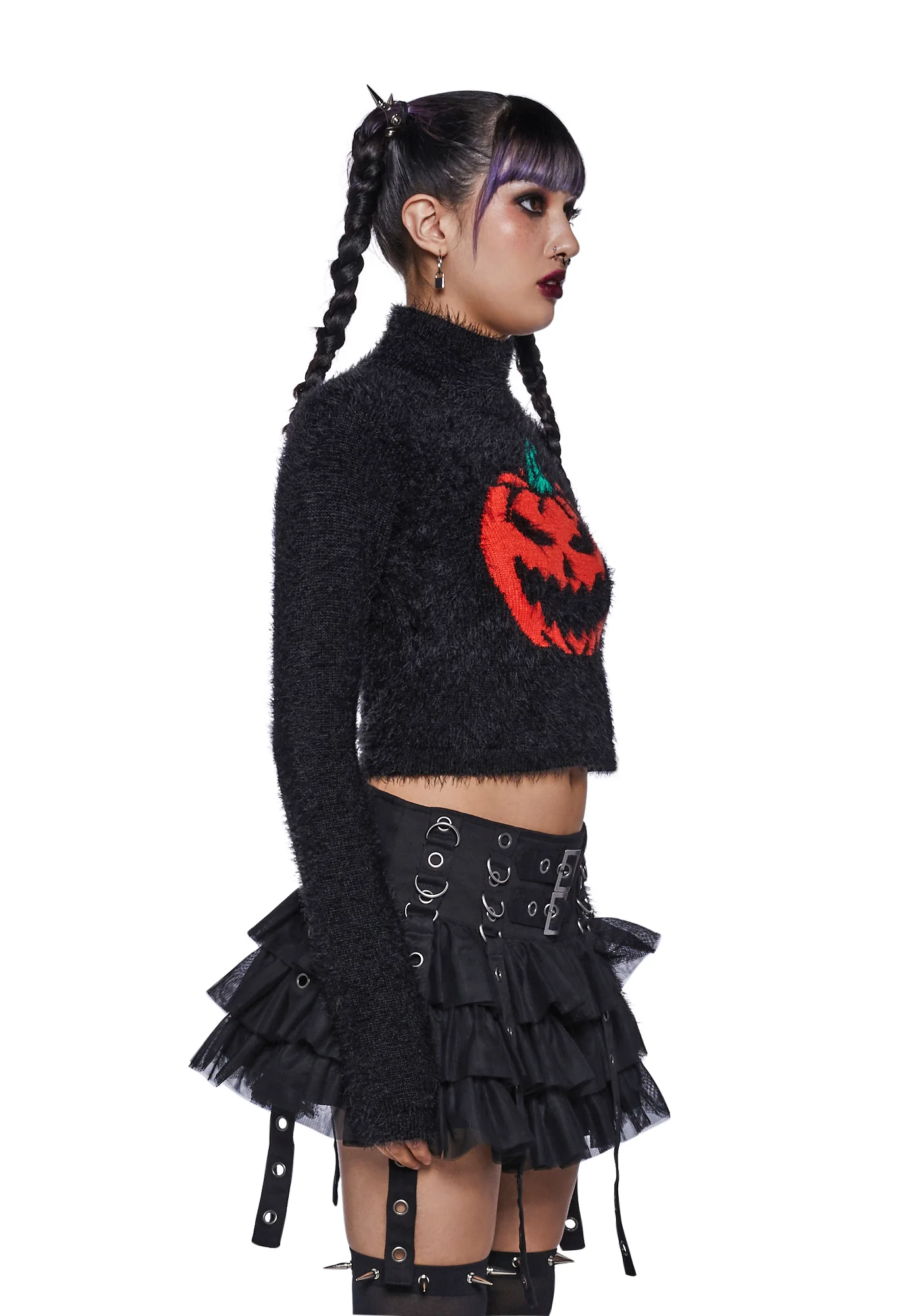 Cut It Out Crop Sweater - Image 4