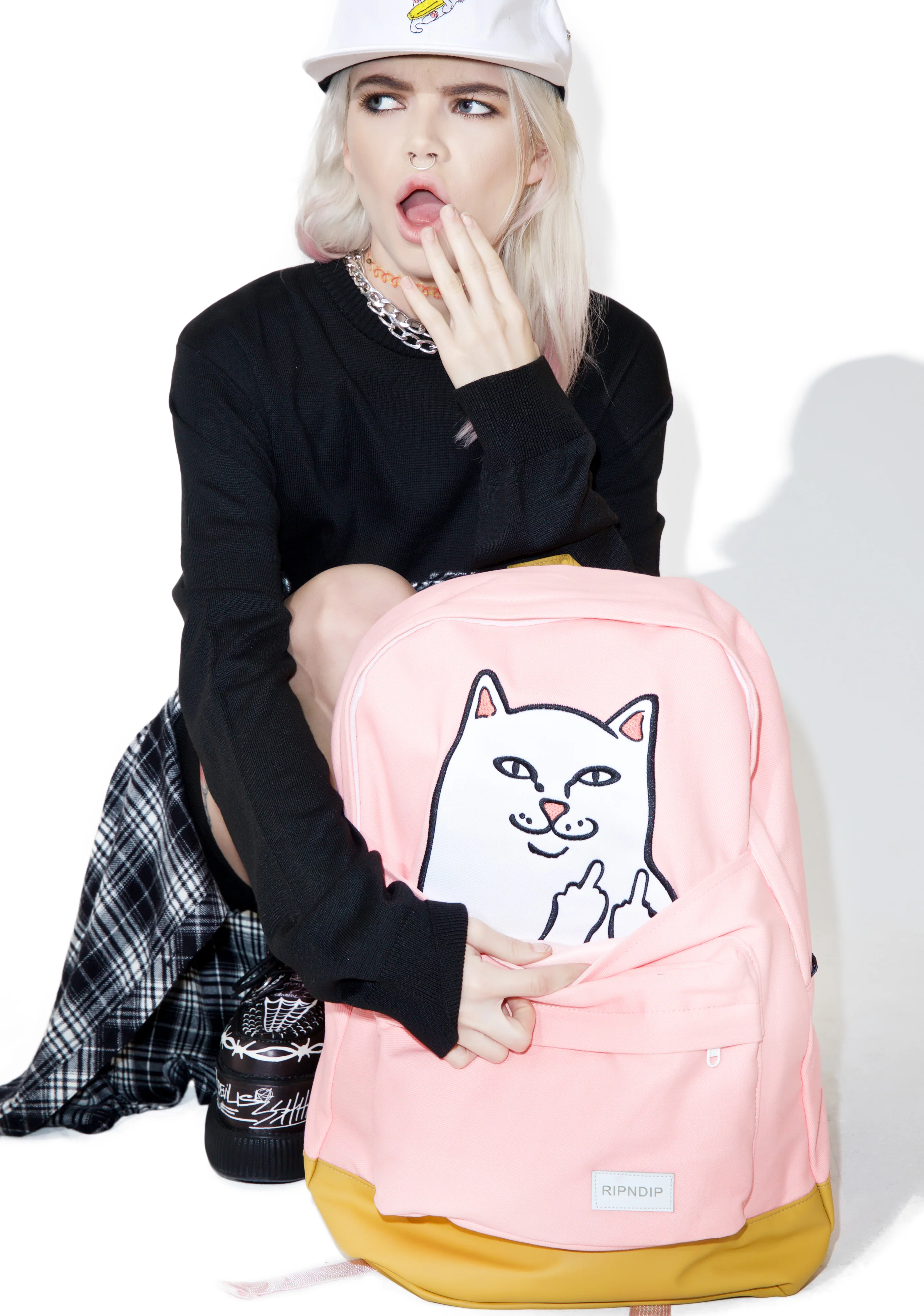 Cute Lord Nermal Backpack - Image 5